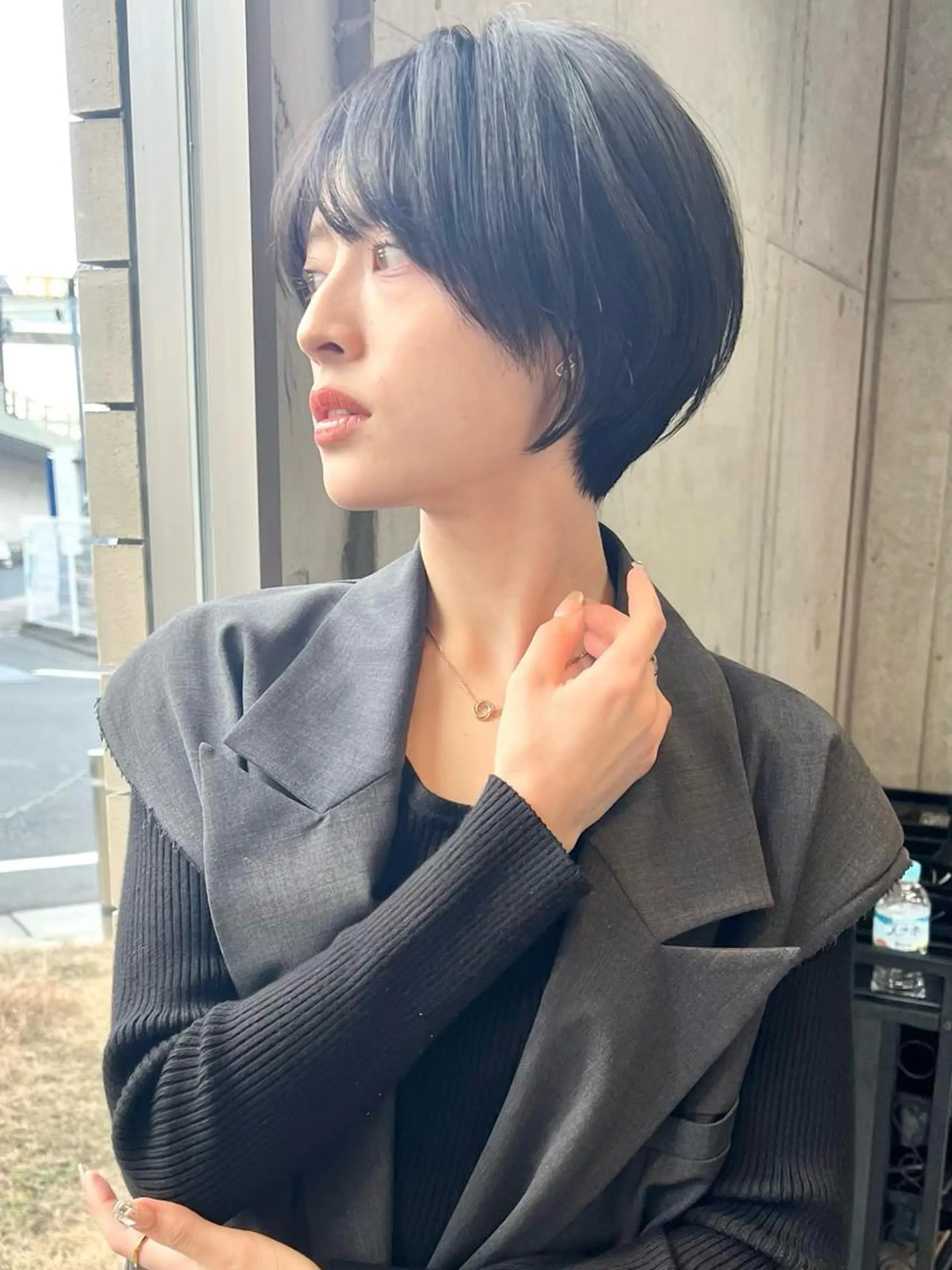 ショート ショート/ボブ/縮毛 三上達大のヘアスタイル