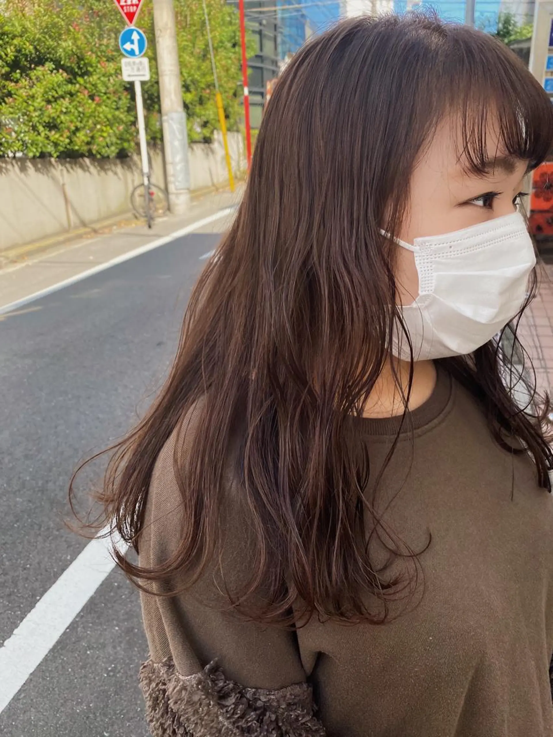 ミディアム カラー IVORY.所属・🟩くすみベージュ/ ショート/ボブ/大司のヘアスタイル