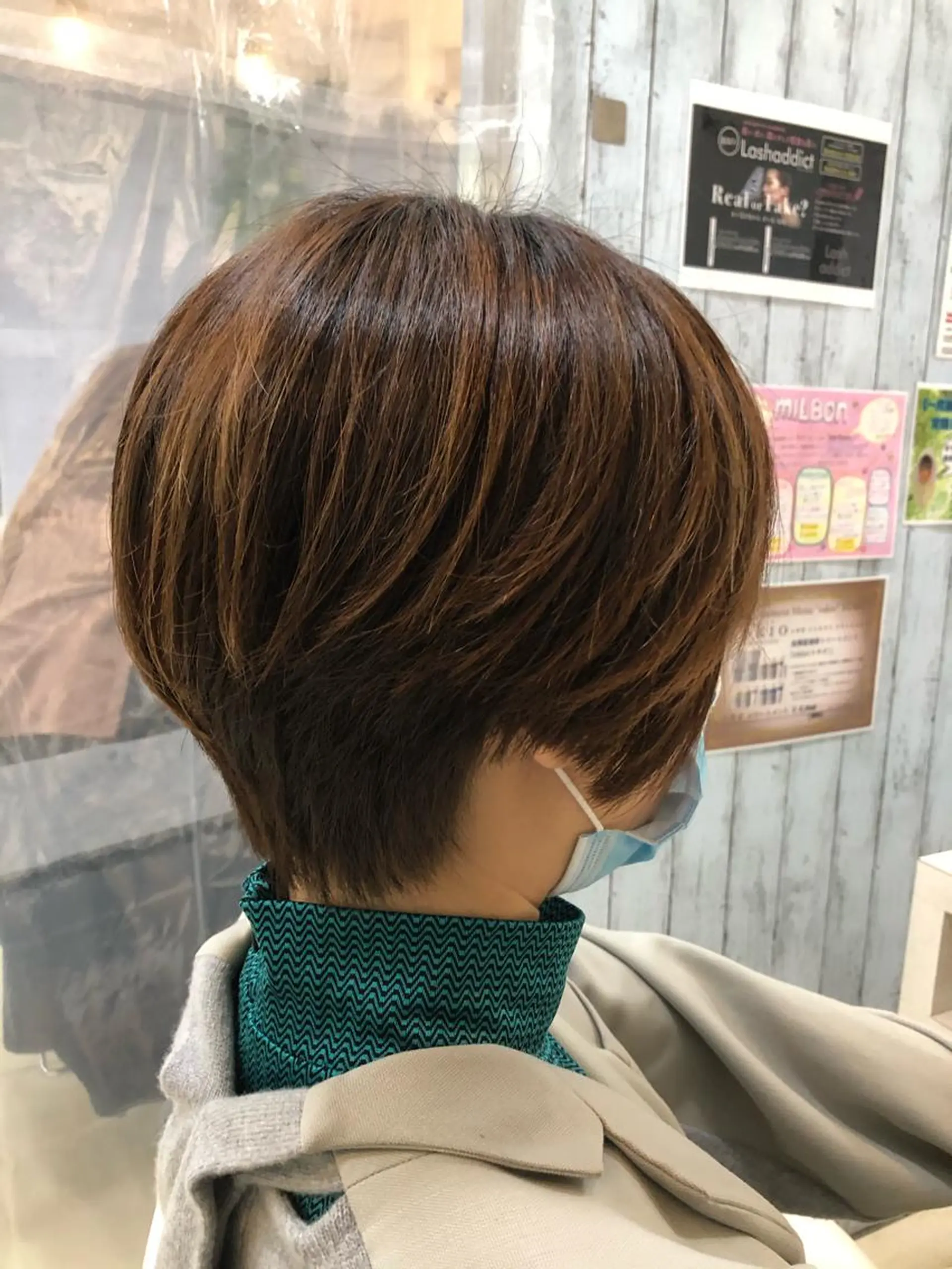 ショート ショートヘア カルマ・ニュアンス パーマ　須田龍世のヘアスタイル
