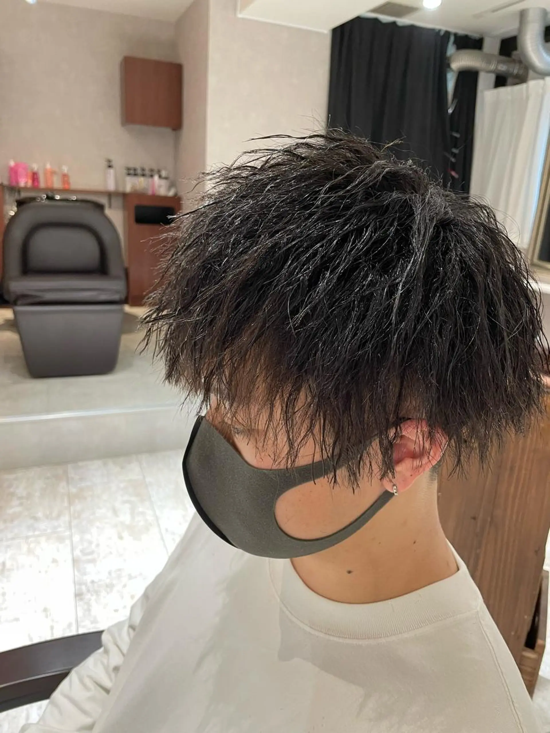 パーマ メンズ ［パサつき改善］＊ 髪質改善ケアサロン＊のヘアスタイル