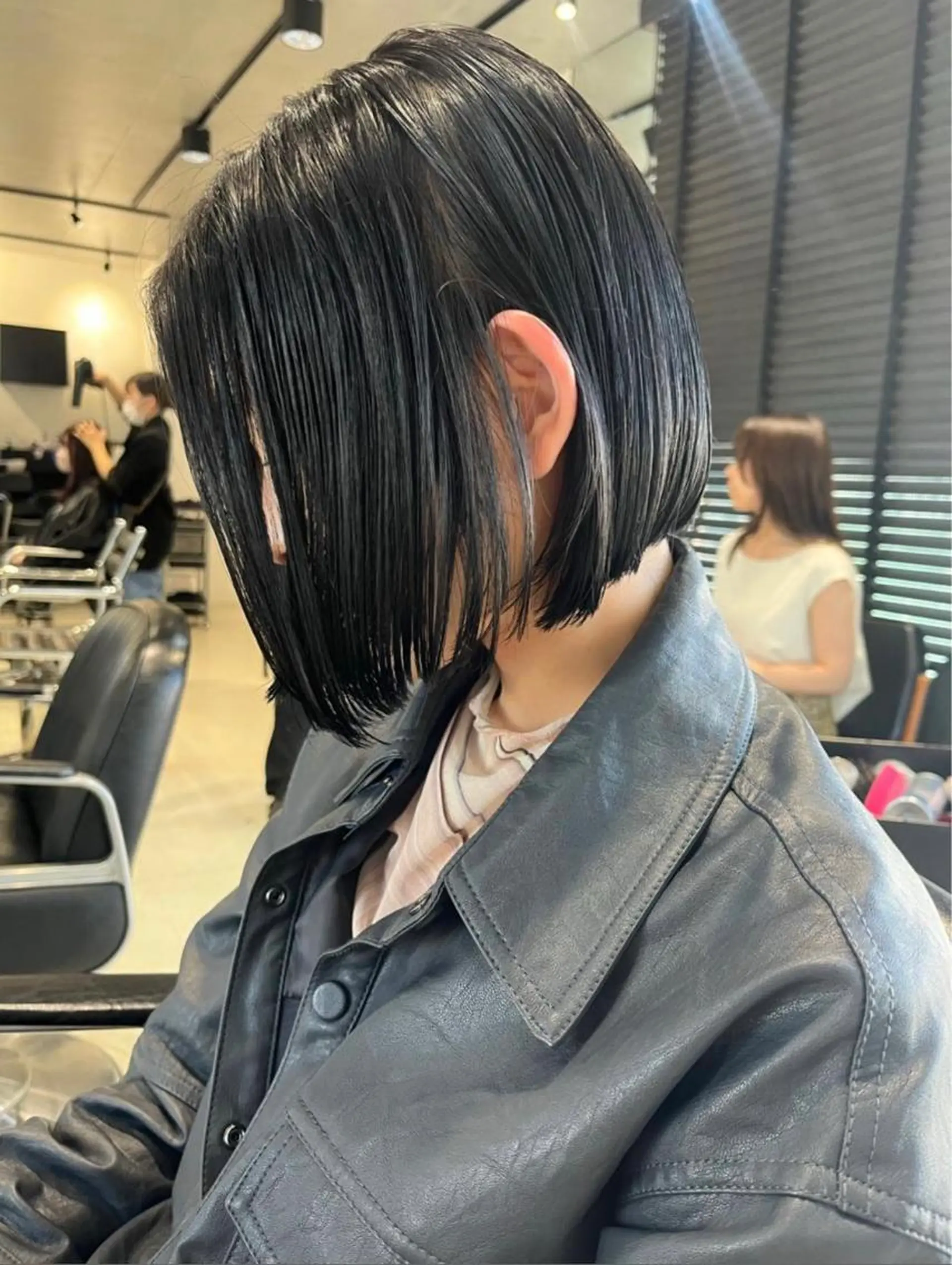 ミディアム カラー パーマ ヘアカラー トリートメント ヘッドスパ ヘアセット 透明感/オリーブ/ グレージュ/YUKAのヘアスタイル