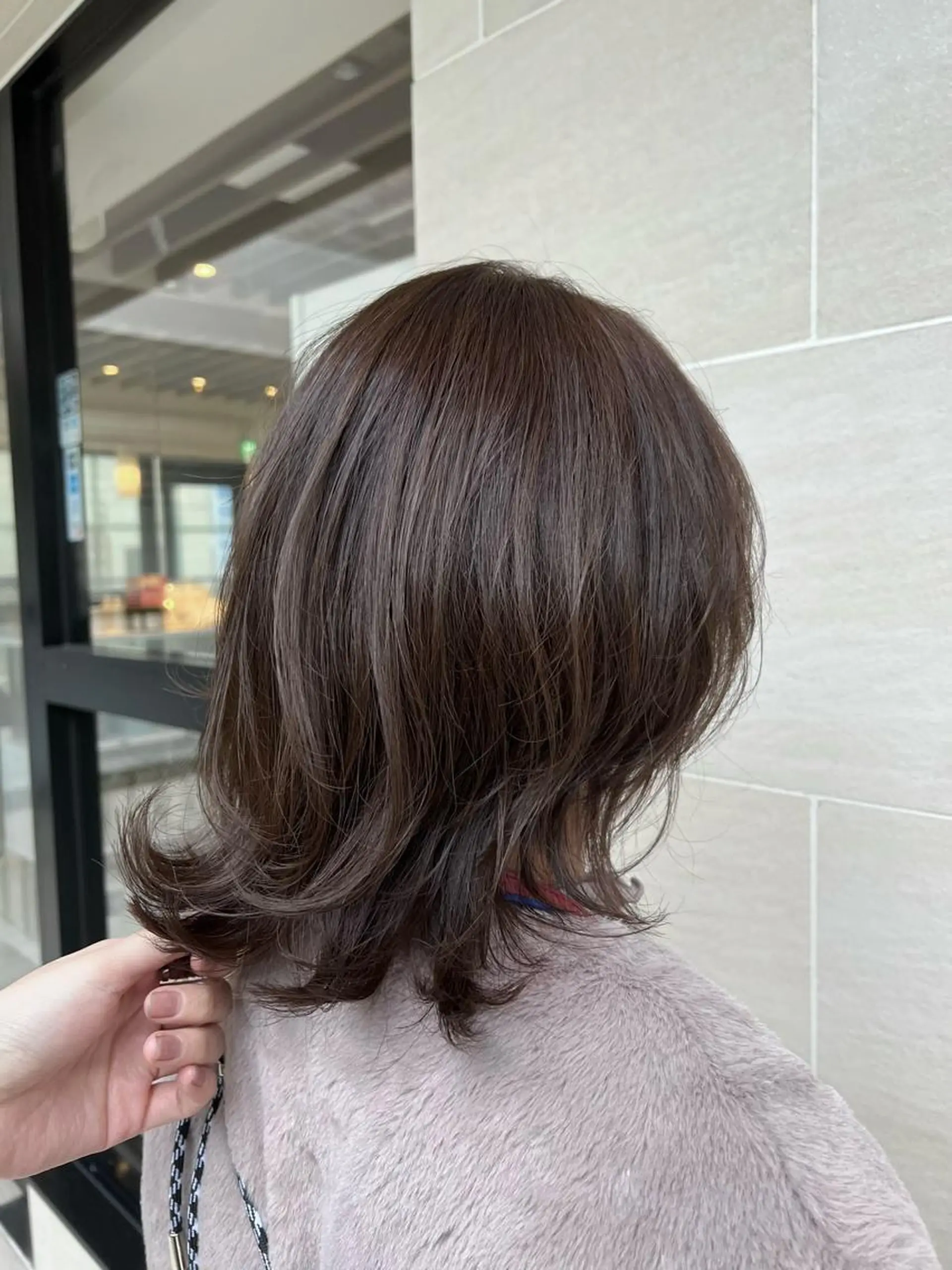 ミディアム ウルフカット 🤍細矢 杏奈／ 韓国風ヘア🤍のヘアスタイル