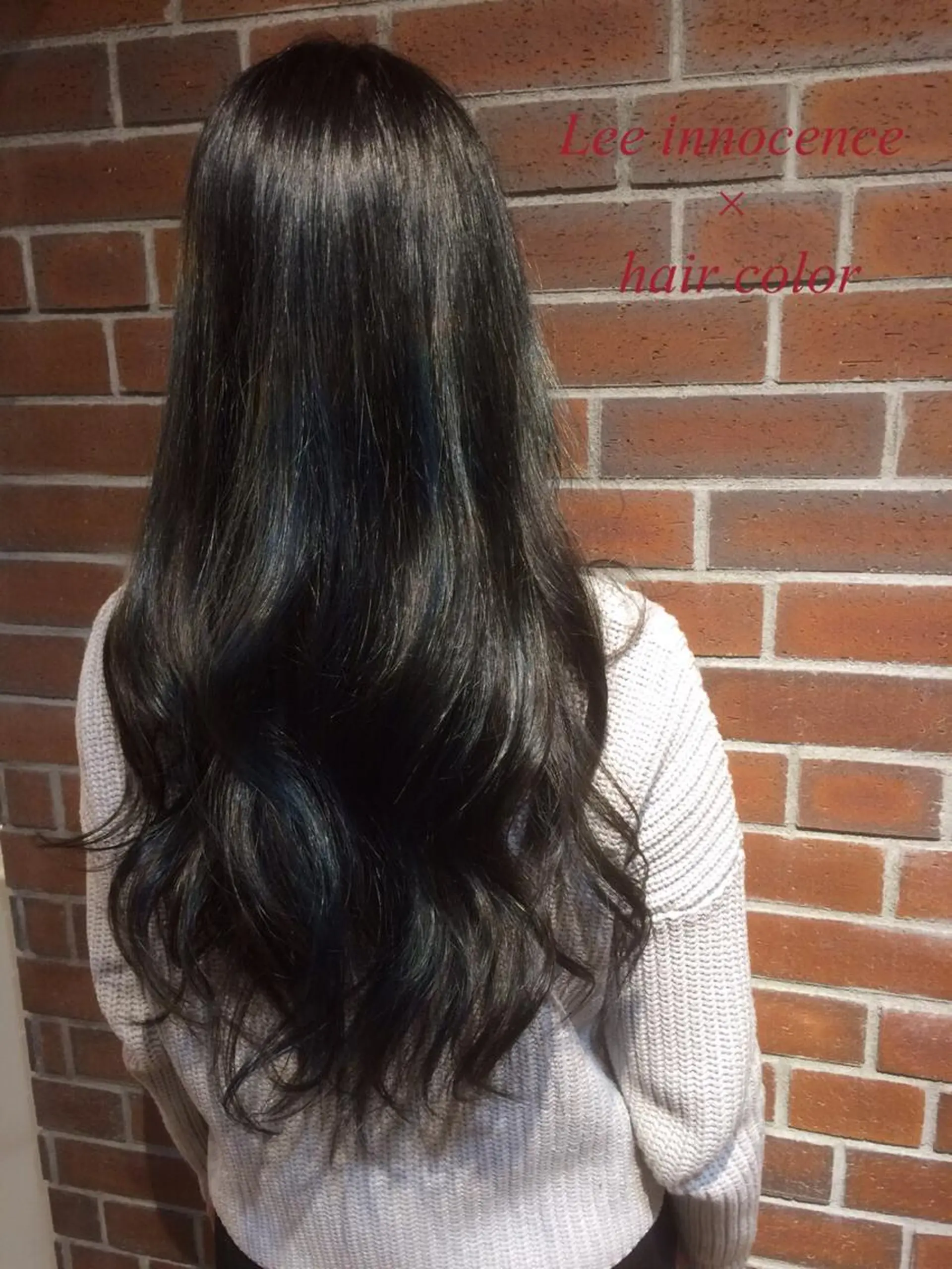 ミディアム セミロング ロング カラー ブルーカラー ブルージュ カラー&矯正スペシャ リスト宮本　伸一のヘアスタイル
