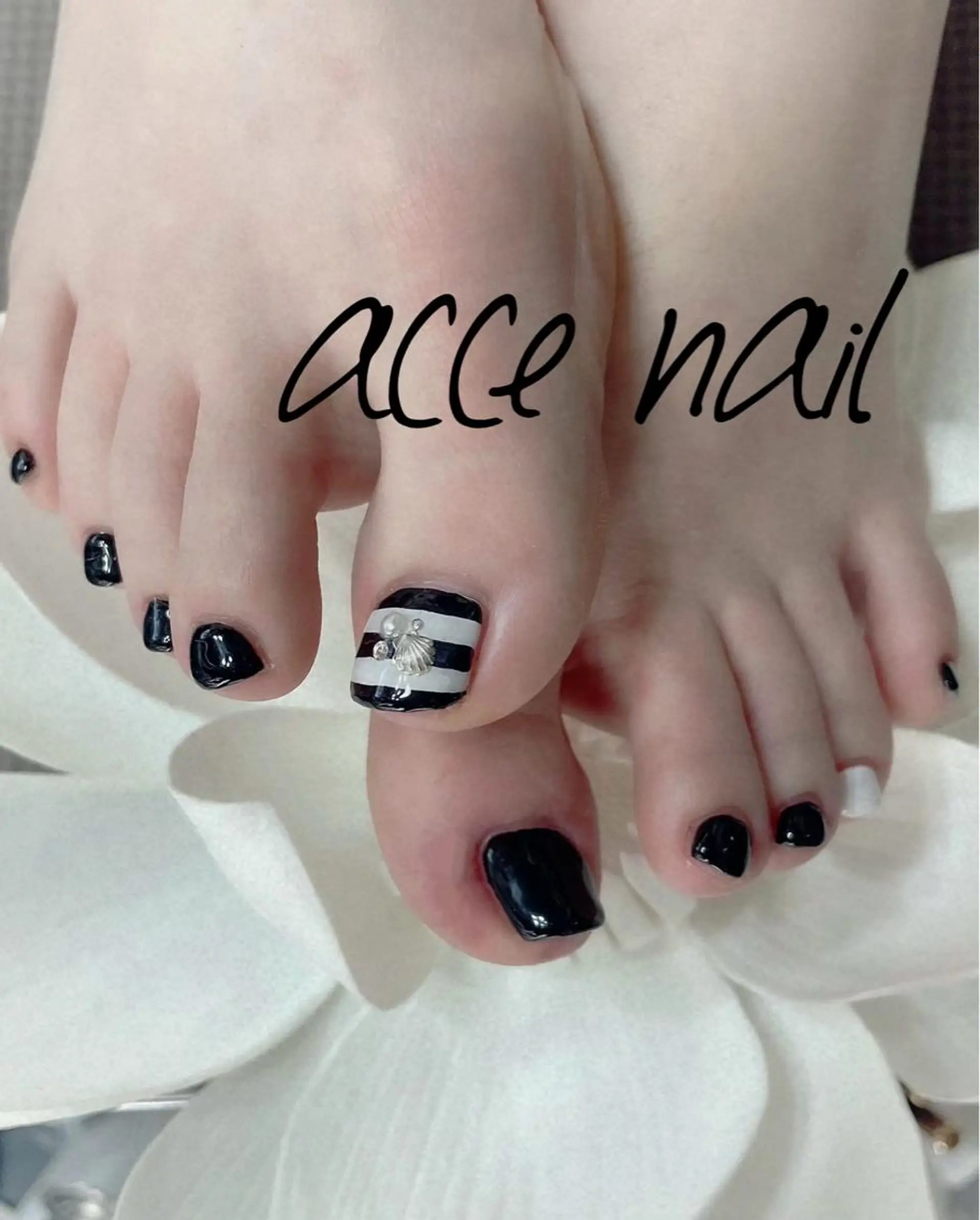 ネイル フットネイル 持ち込み atsuco ✴︎のネイルデザイン