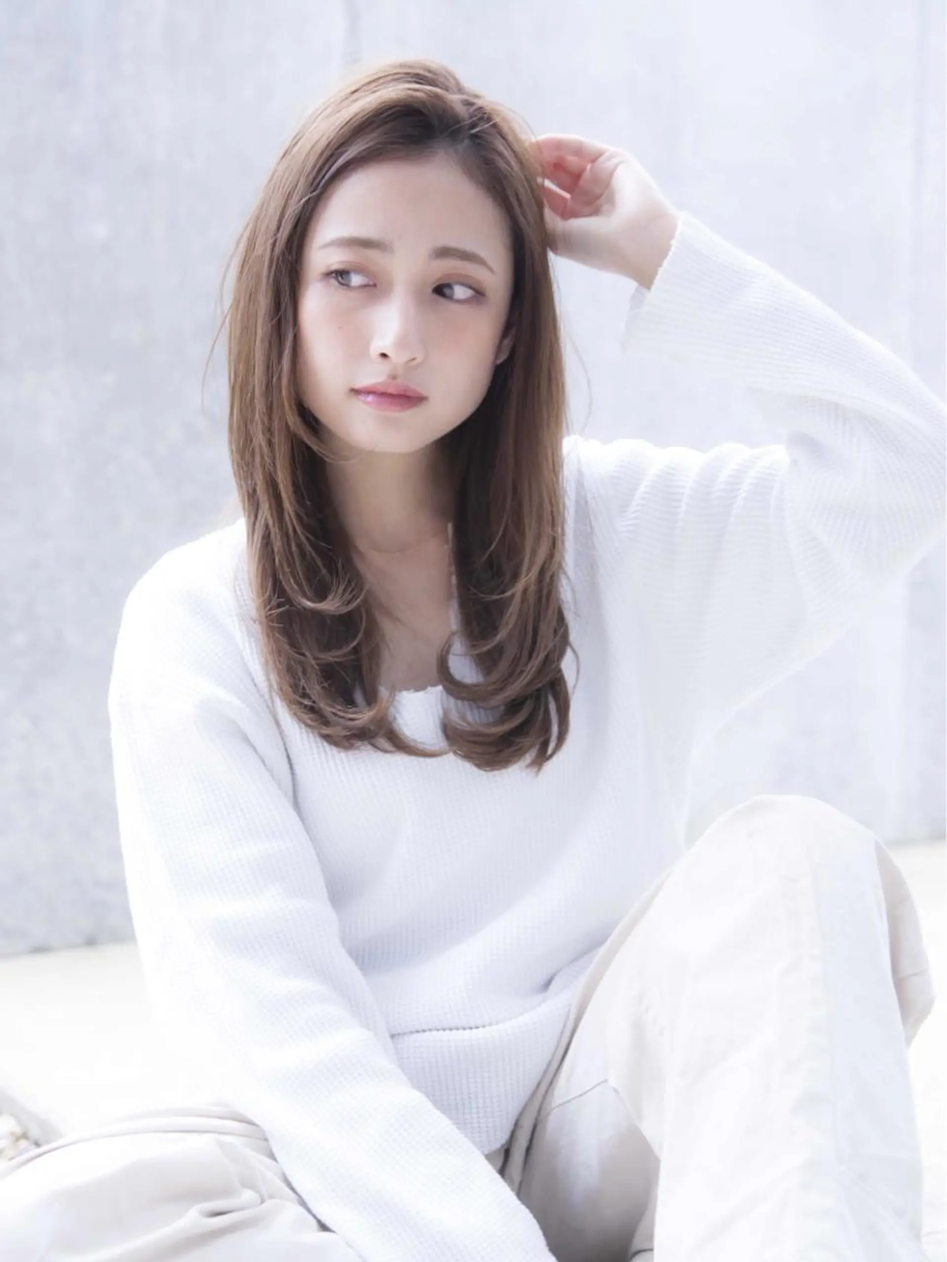 ロング カラー ハイトーン/レイヤー 💜Akaneのヘアスタイル