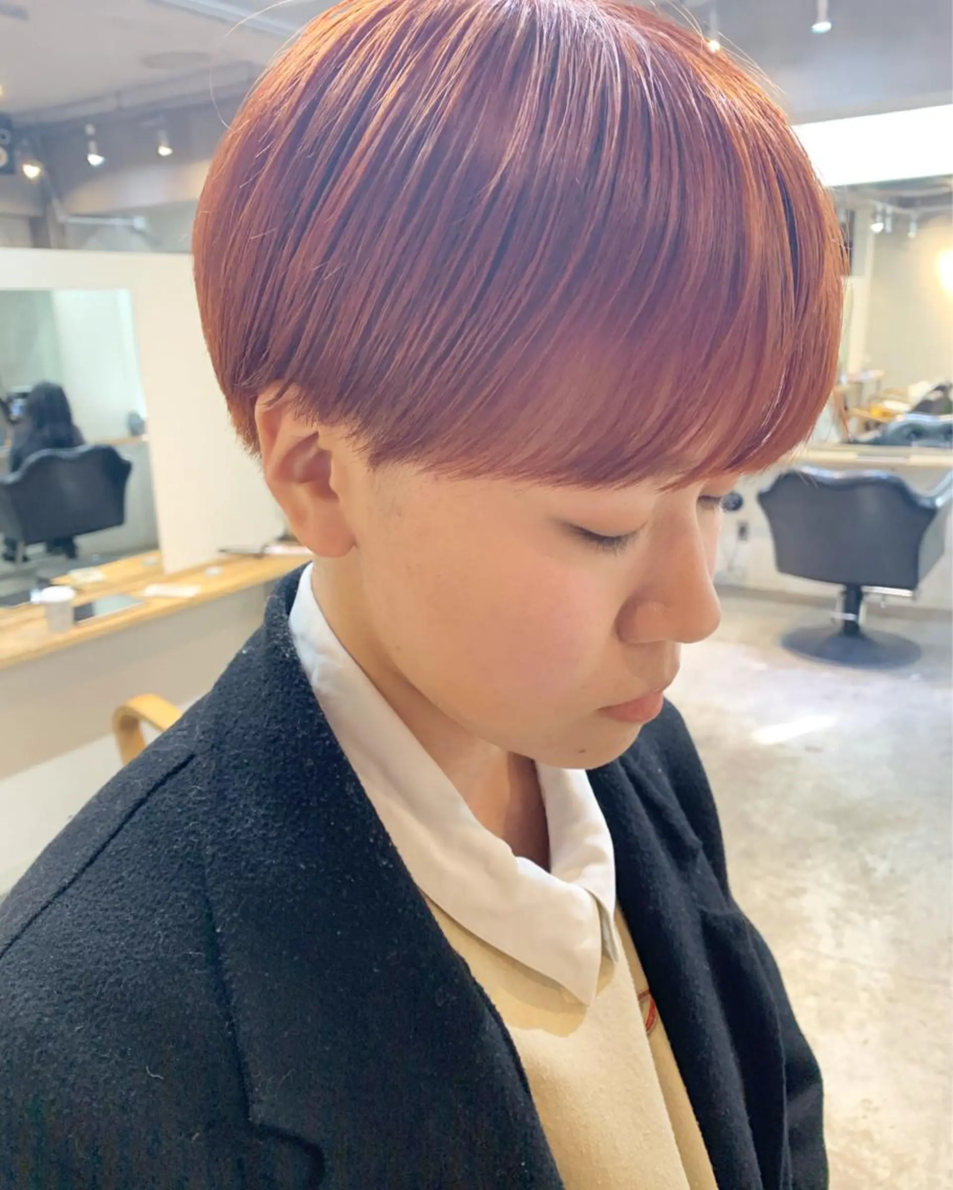 ショート カラー ヘアカラー トリートメント 下北沢 soiのヘアスタイル