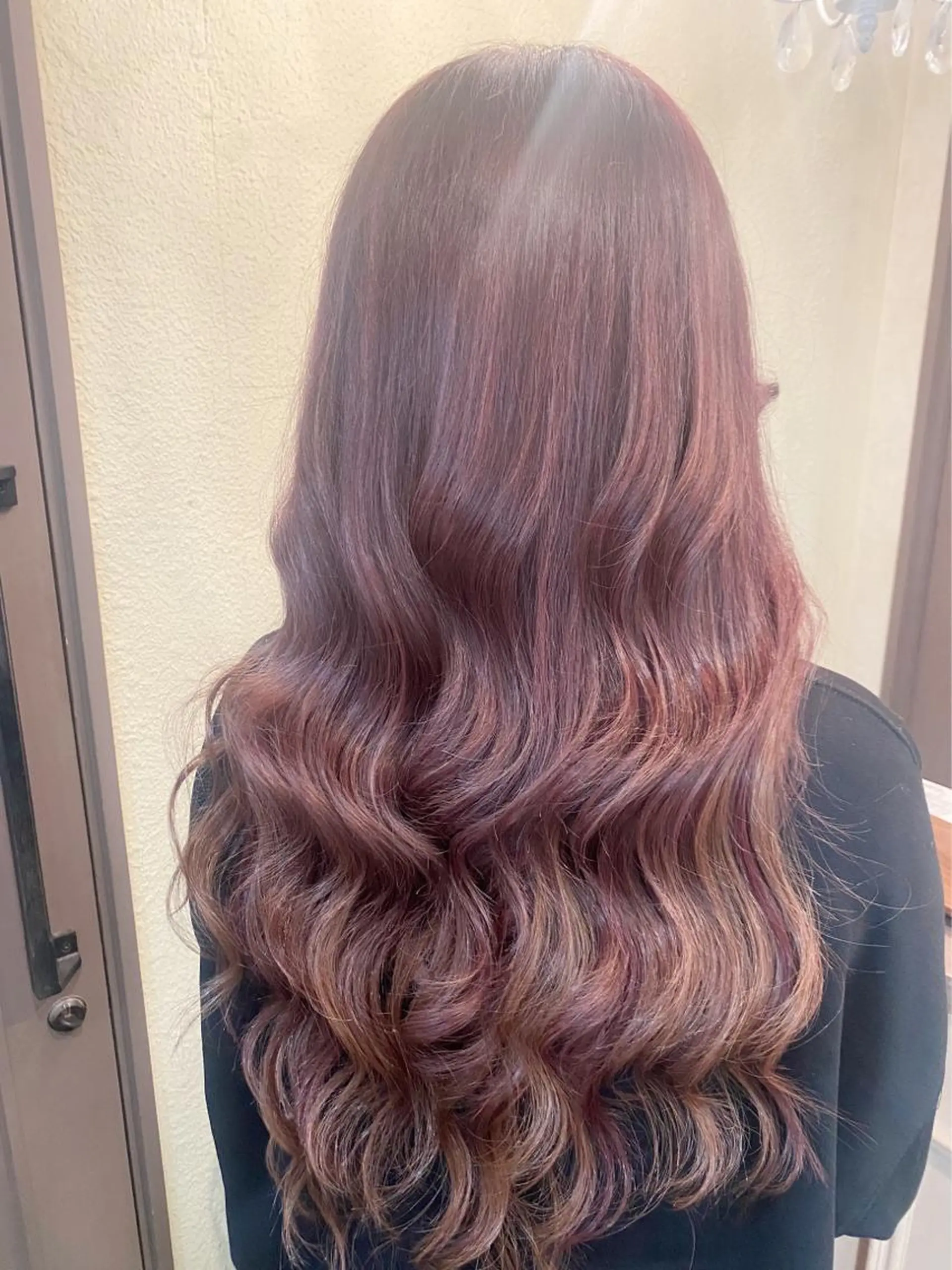ロング ヘアアレンジ シールエクステ エクステ ロング カット エクステ 田井中 悠紀のヘアスタイル