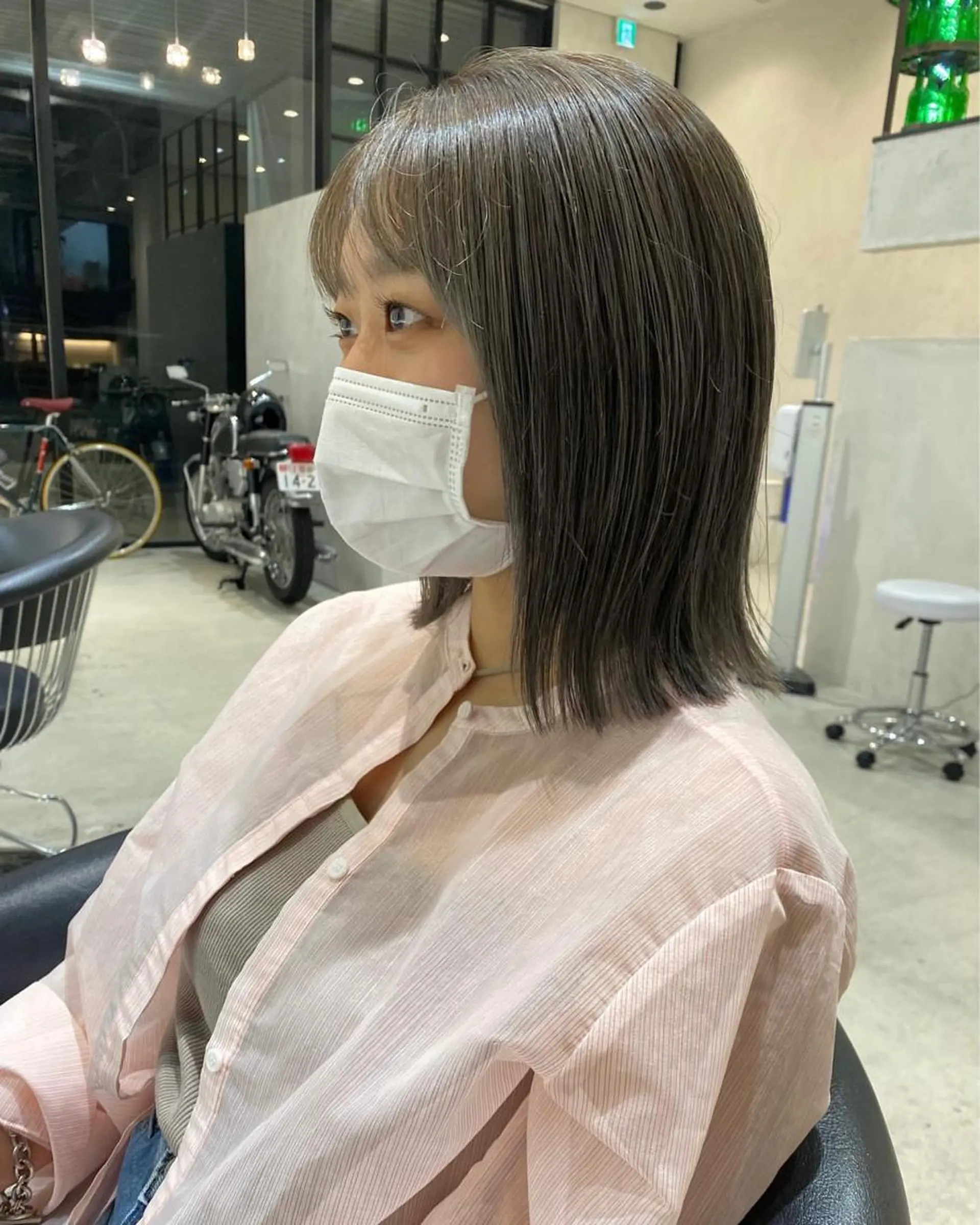 ミディアム カラー ヘアカラー トリートメント MAYU / Raf.のヘアスタイル