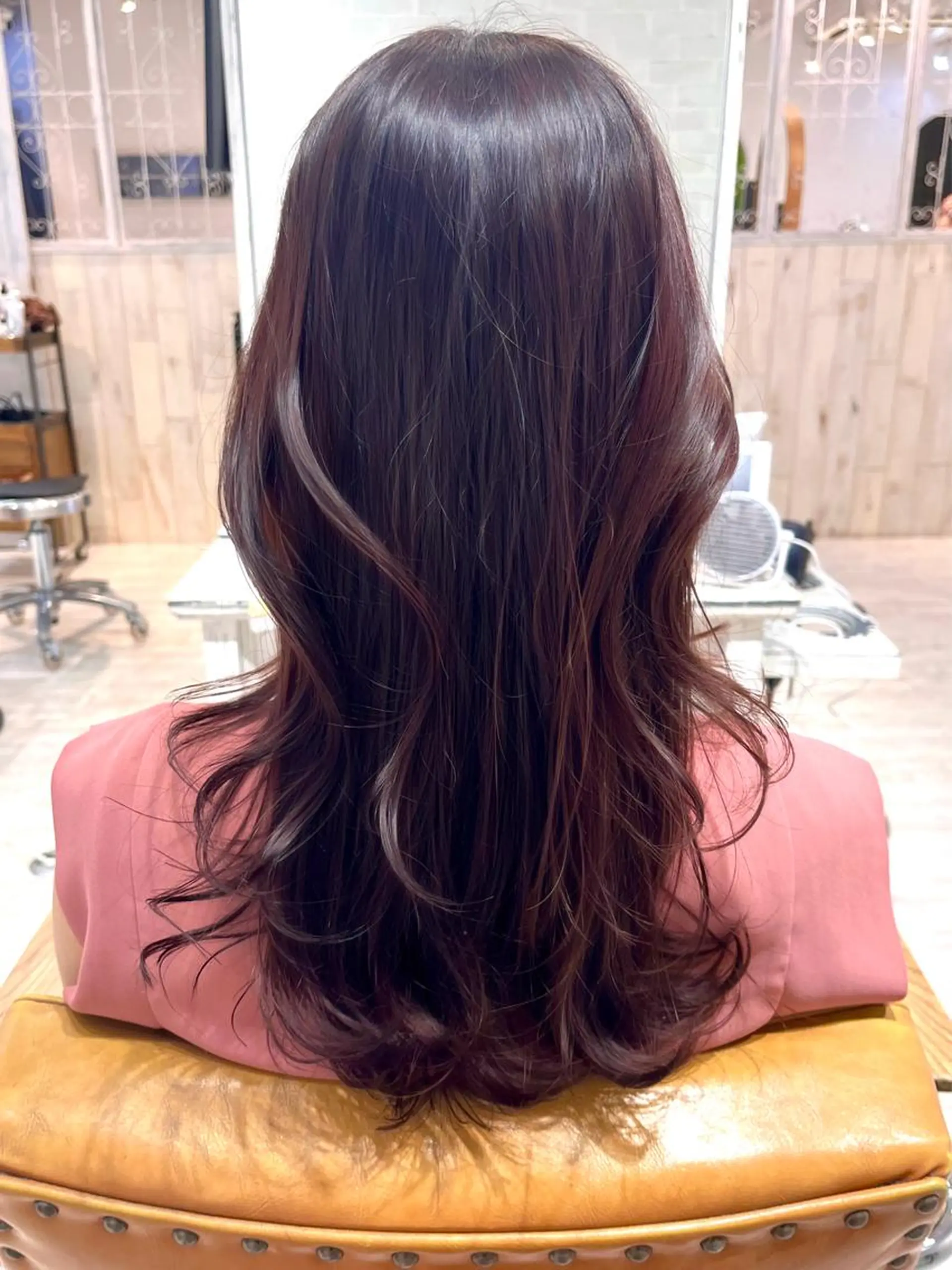 ロング カット ヘアカラー トリートメント レイヤーカット ✨️進藤ひかりのヘアスタイル