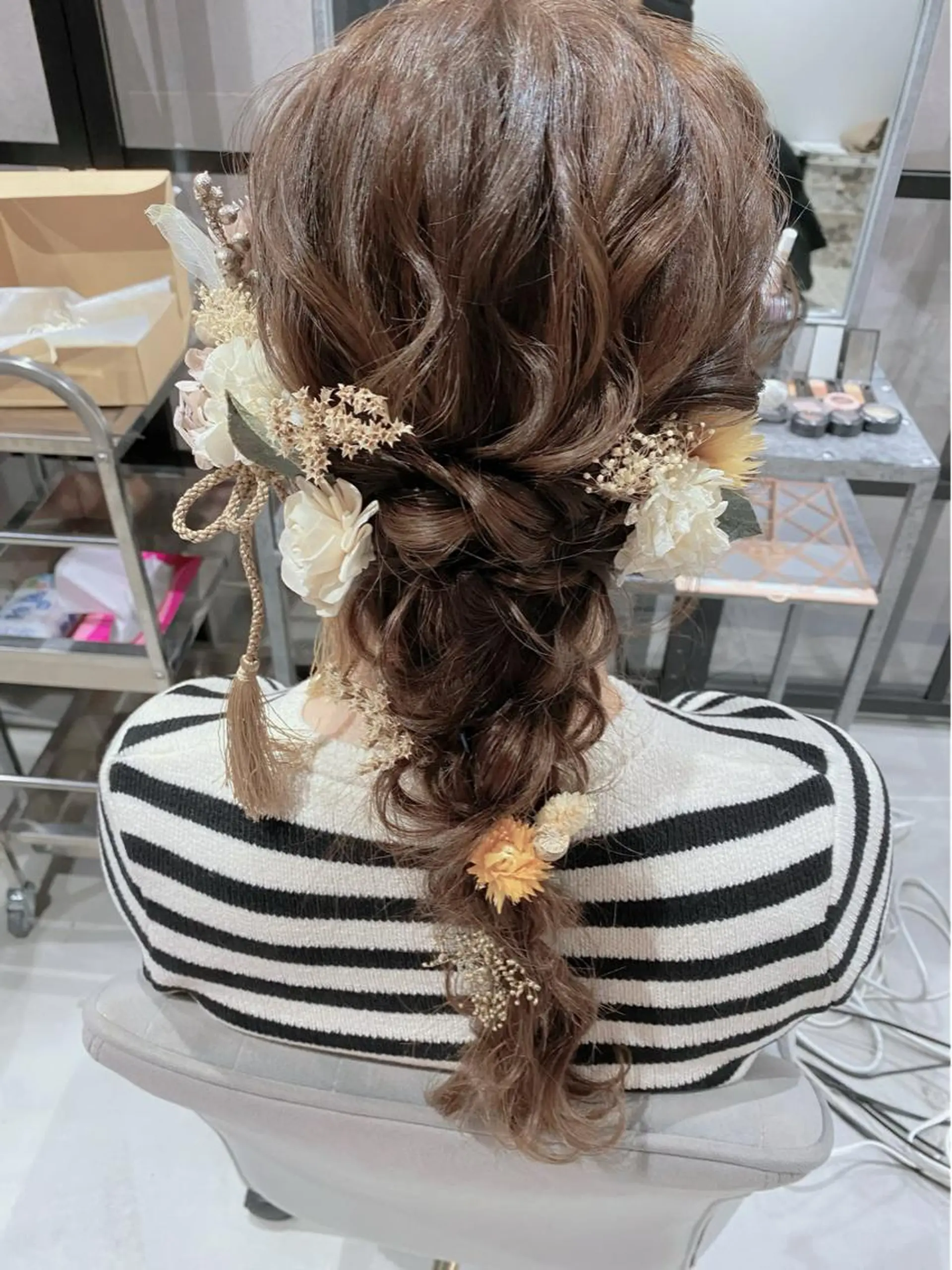 ロング ヘアアレンジ セットサロン      ラフテル所属・大阪/ヘアアレンジ /似合わせset💐のヘアスタイル