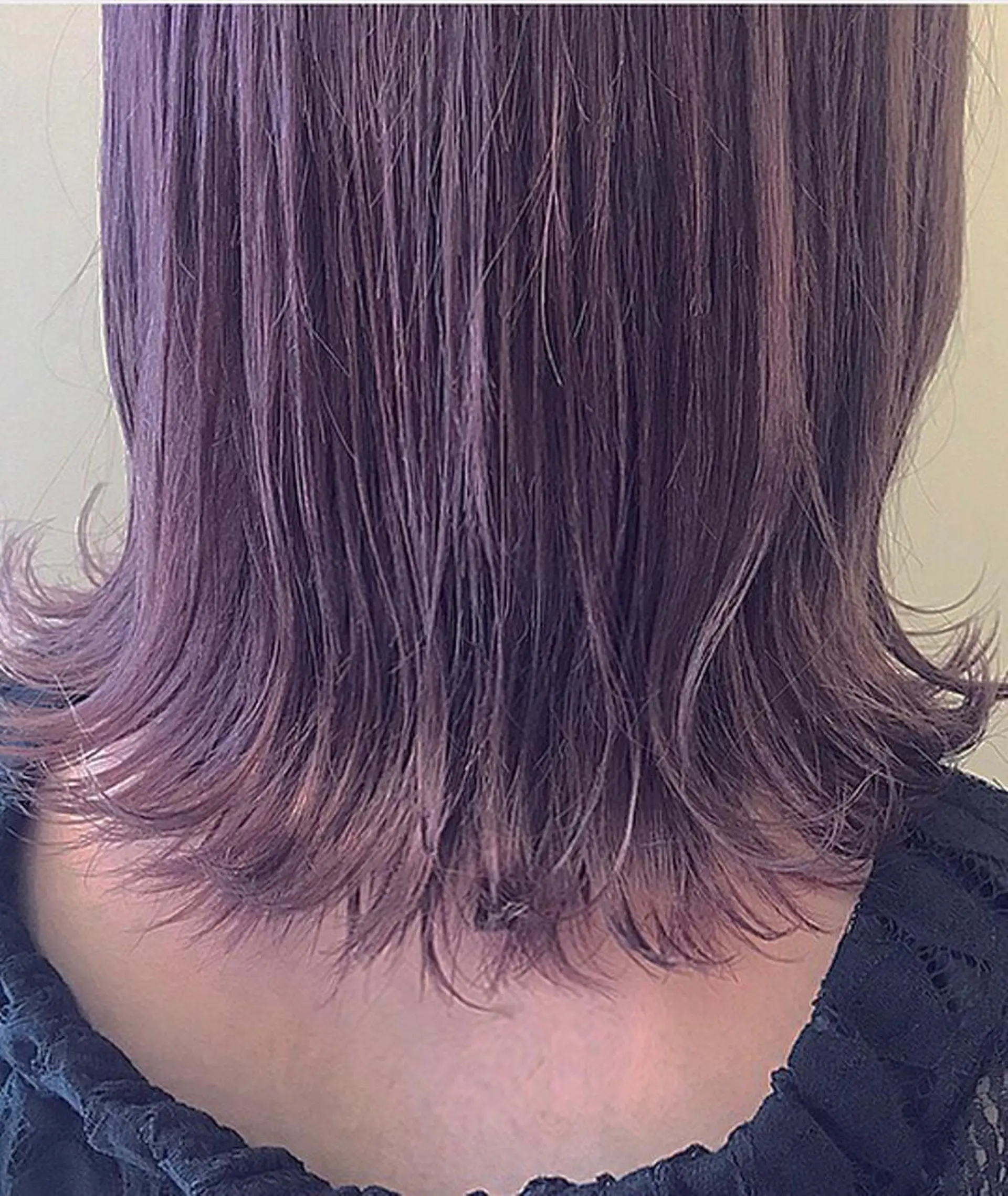 ミディアム カラー 透明感カラー ラベンダーカラー ヘアカラー トリートメント ニシダヒカリ🌙 髪質改善×似合わせのヘアスタイル
