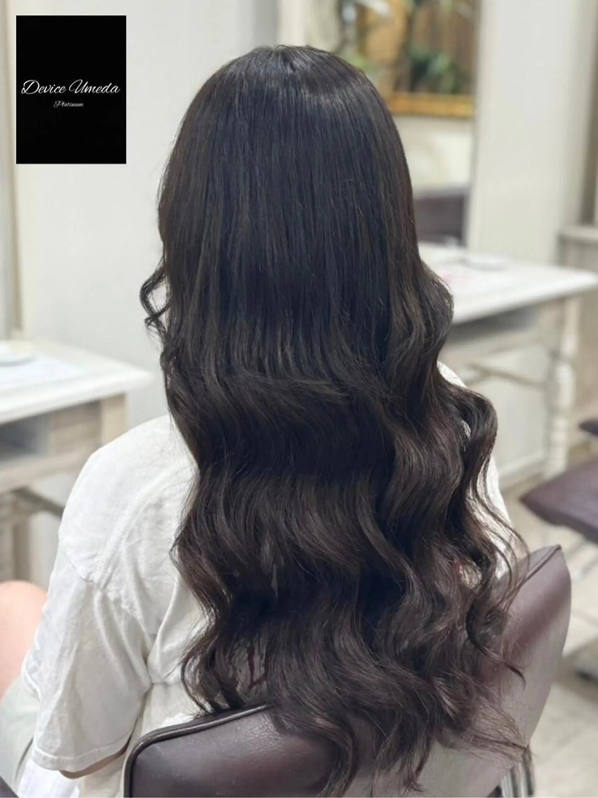 ロング メンズ ヘアアレンジ カラー エクステ エクステ地域最安値★ Device梅田のヘアスタイル