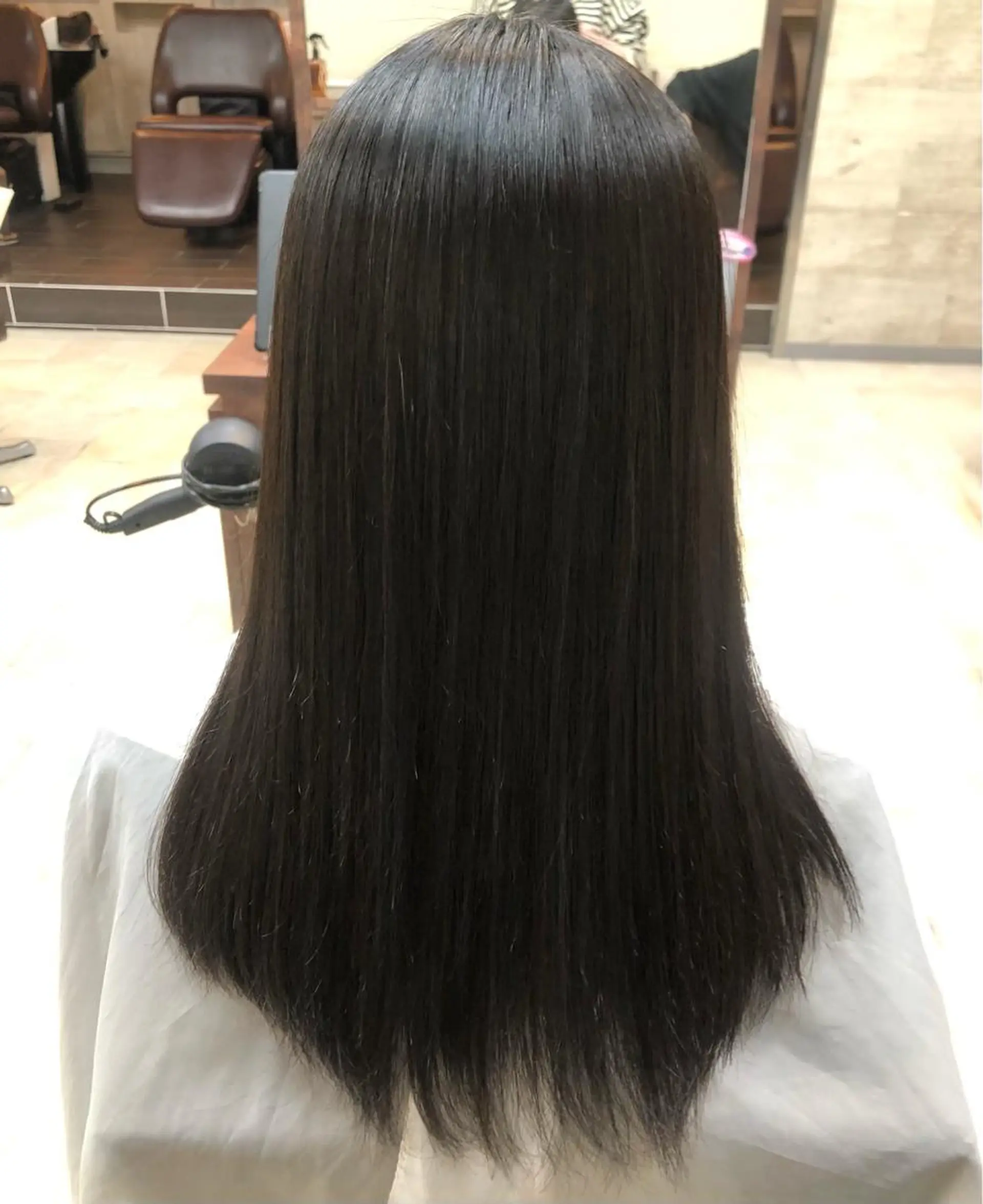 ロング 縮毛矯正 縮毛矯正 HAIR LOUNGE Run Ways所属・Shiho 🦋 ／透明感カラーのヘアスタイル