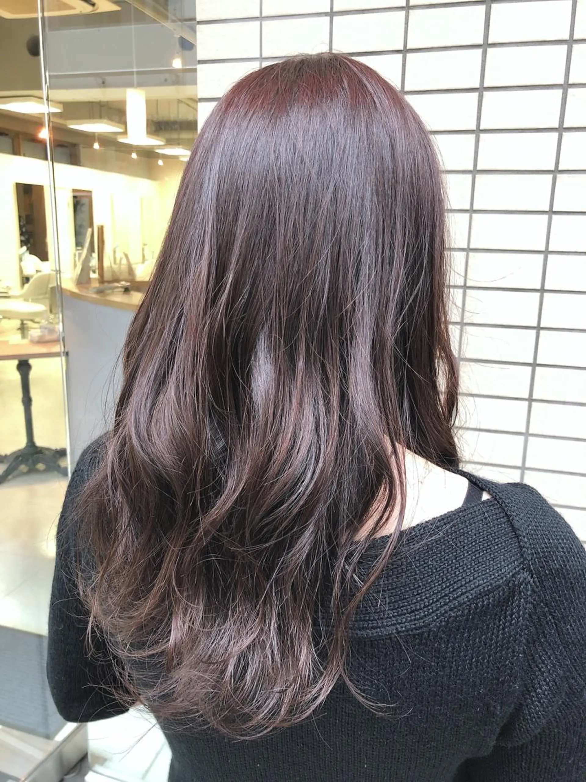 ロング ヘアカラー トリートメント 阿部 美咲のヘアスタイル