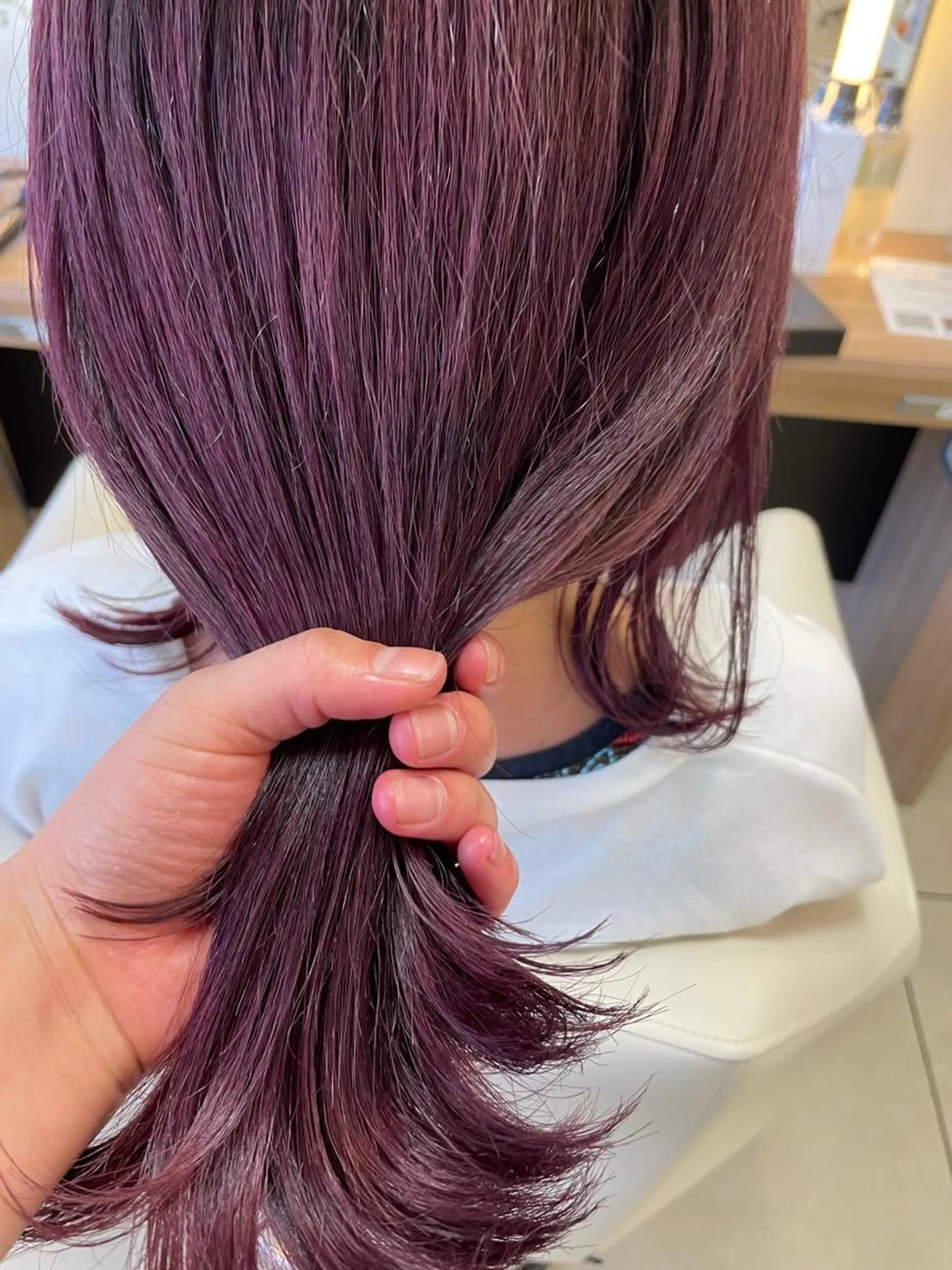 ミディアム カラー パーマ/ボブ/ ヘルシーカラー/風花のヘアスタイル