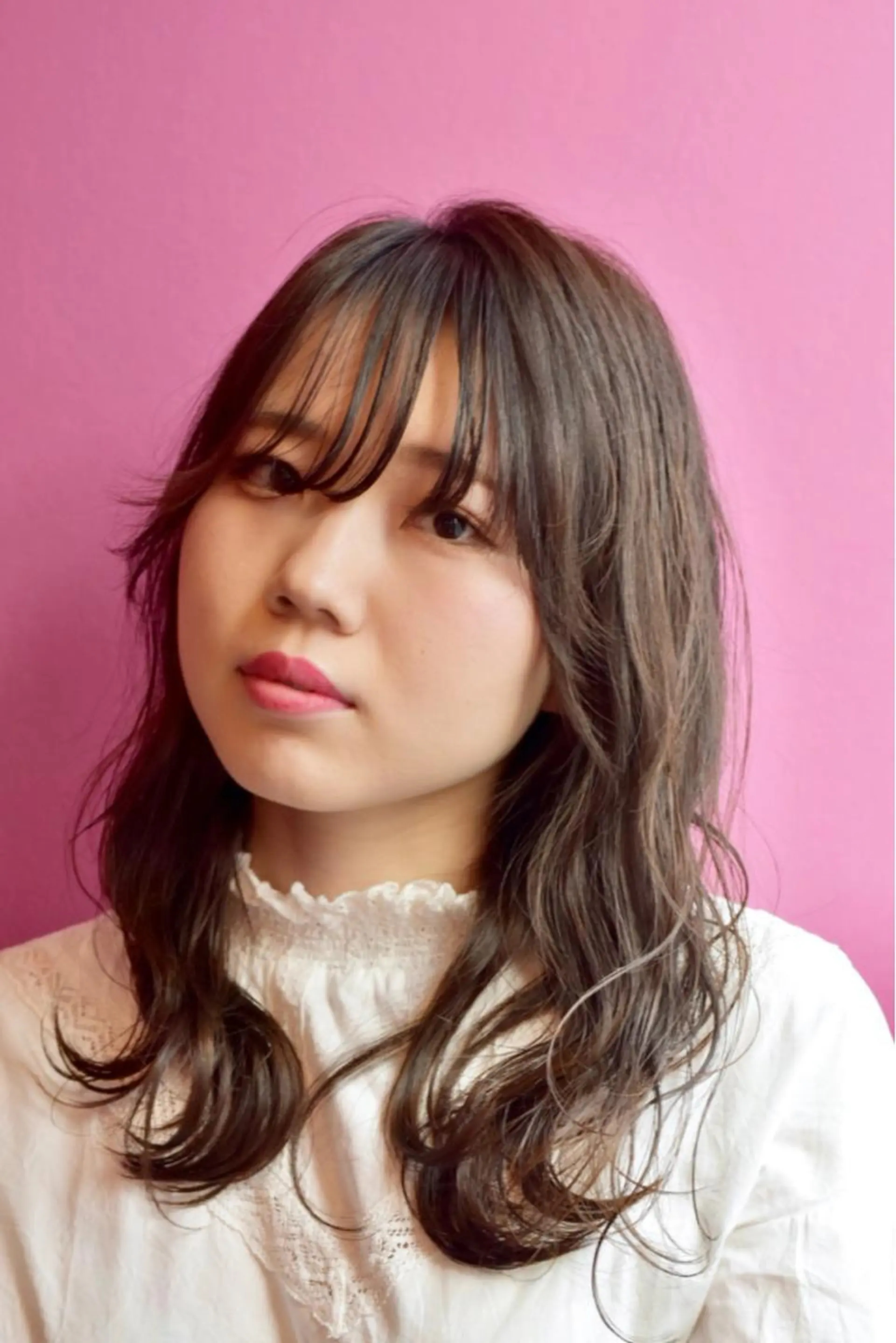 セミロング カラー アッシュ ベージュカラー カット トリートメント ✨髪質改善縮毛矯正✨ 宇田川修平のエステ・リラクイメージ