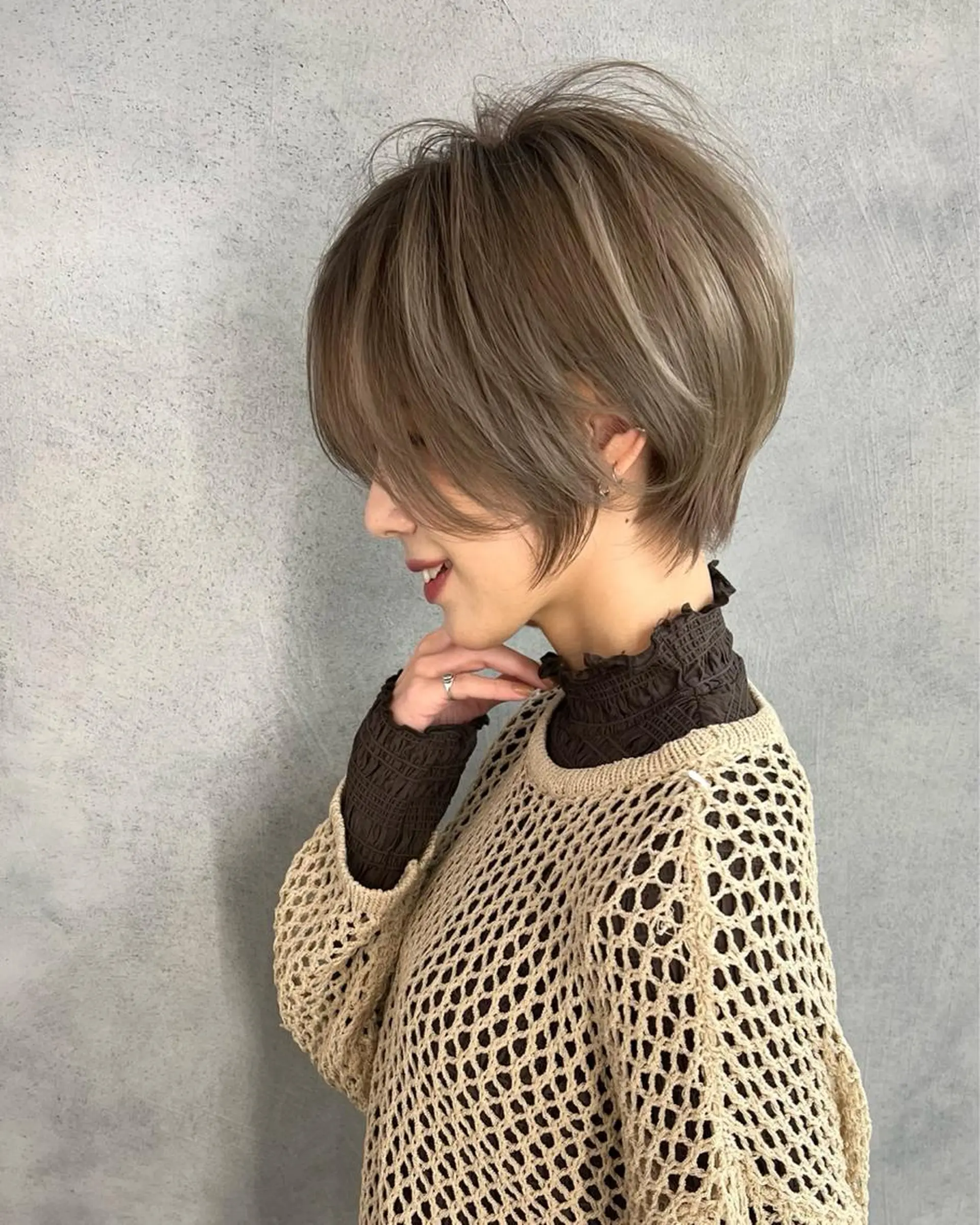 ショート ヤマモト ユウキのヘアスタイル