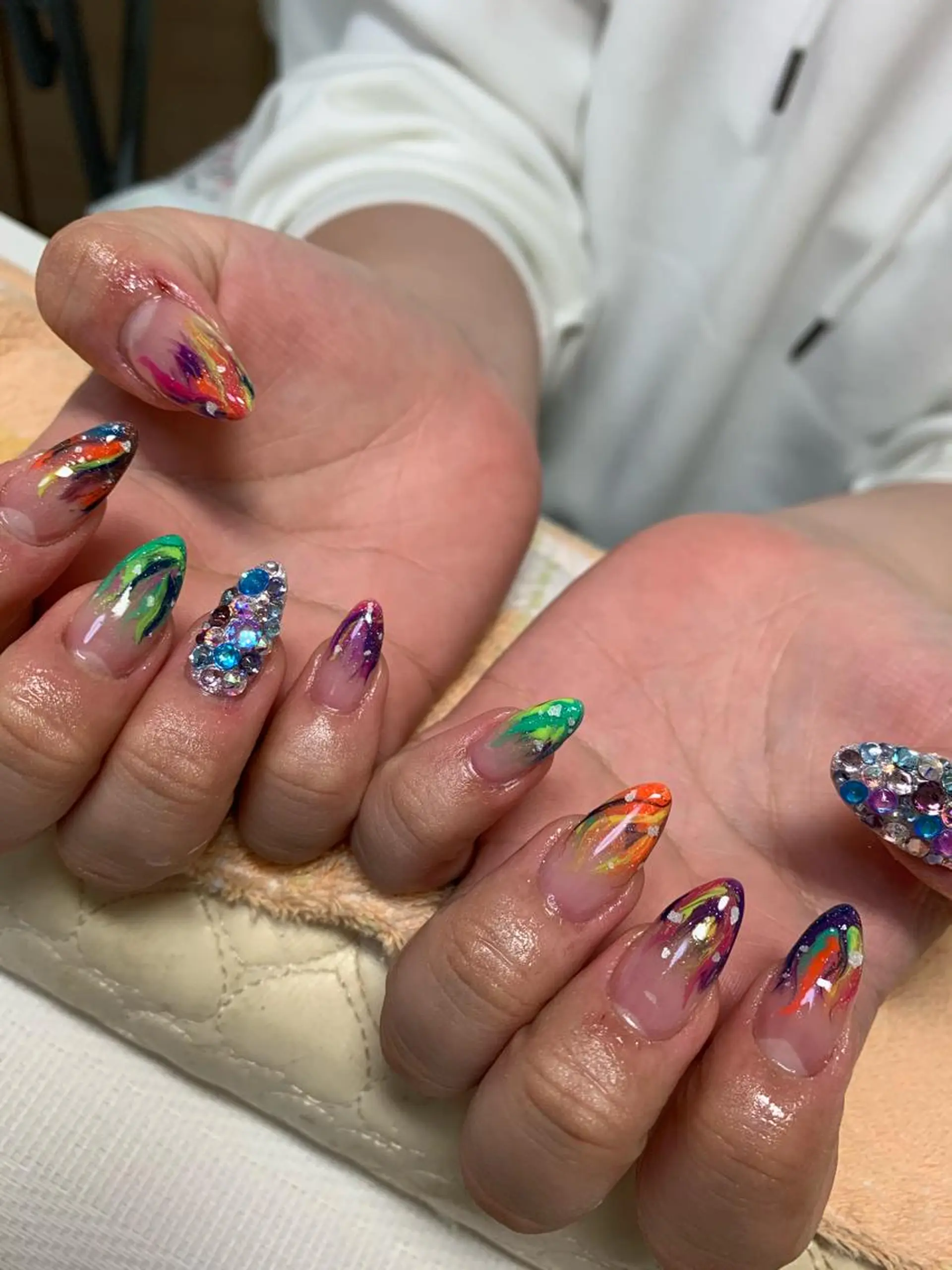 ネイル ハンドネイル rukianail 新里のネイルデザイン