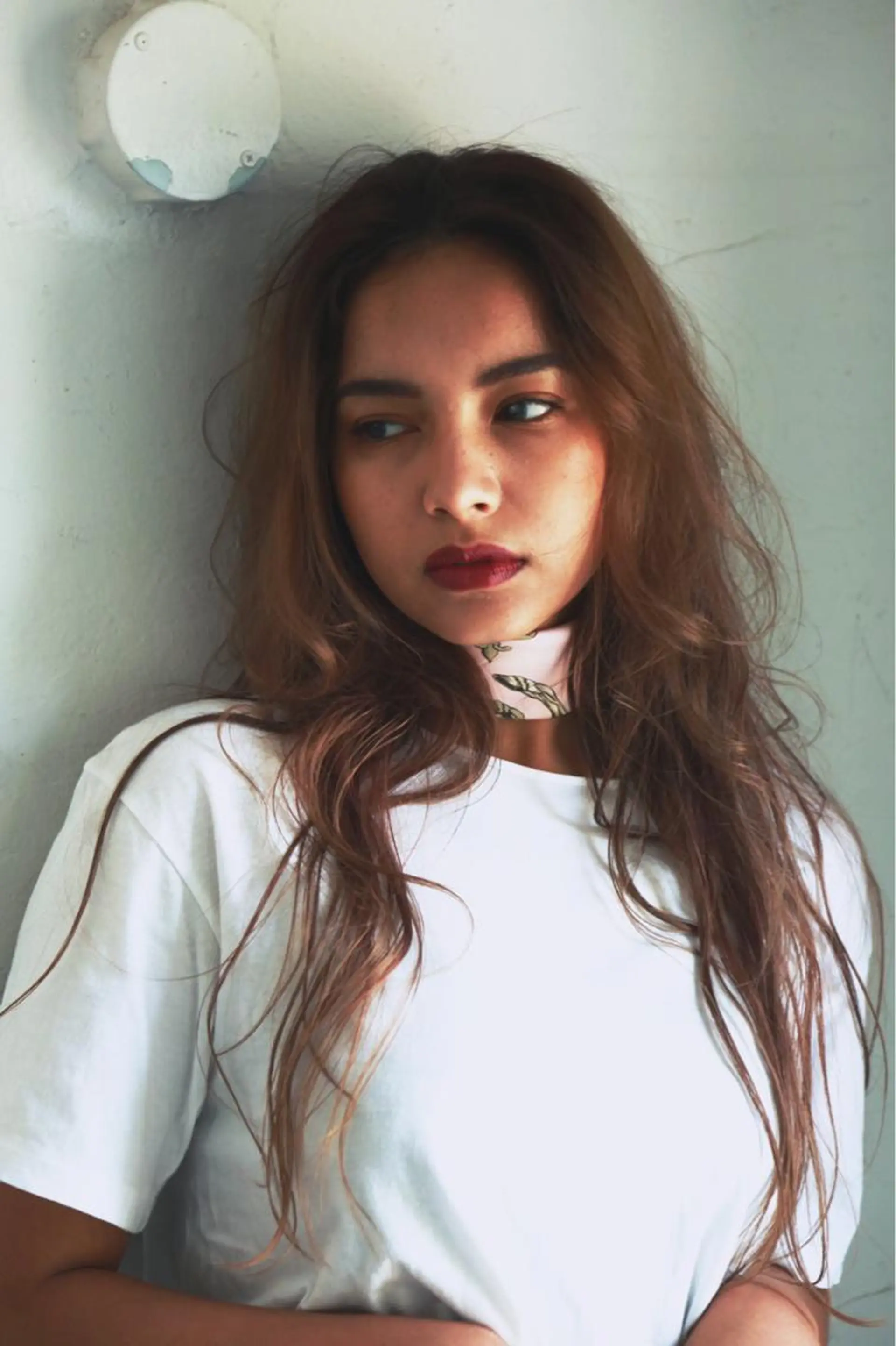 ロング カラー 平 ちひろのヘアスタイル