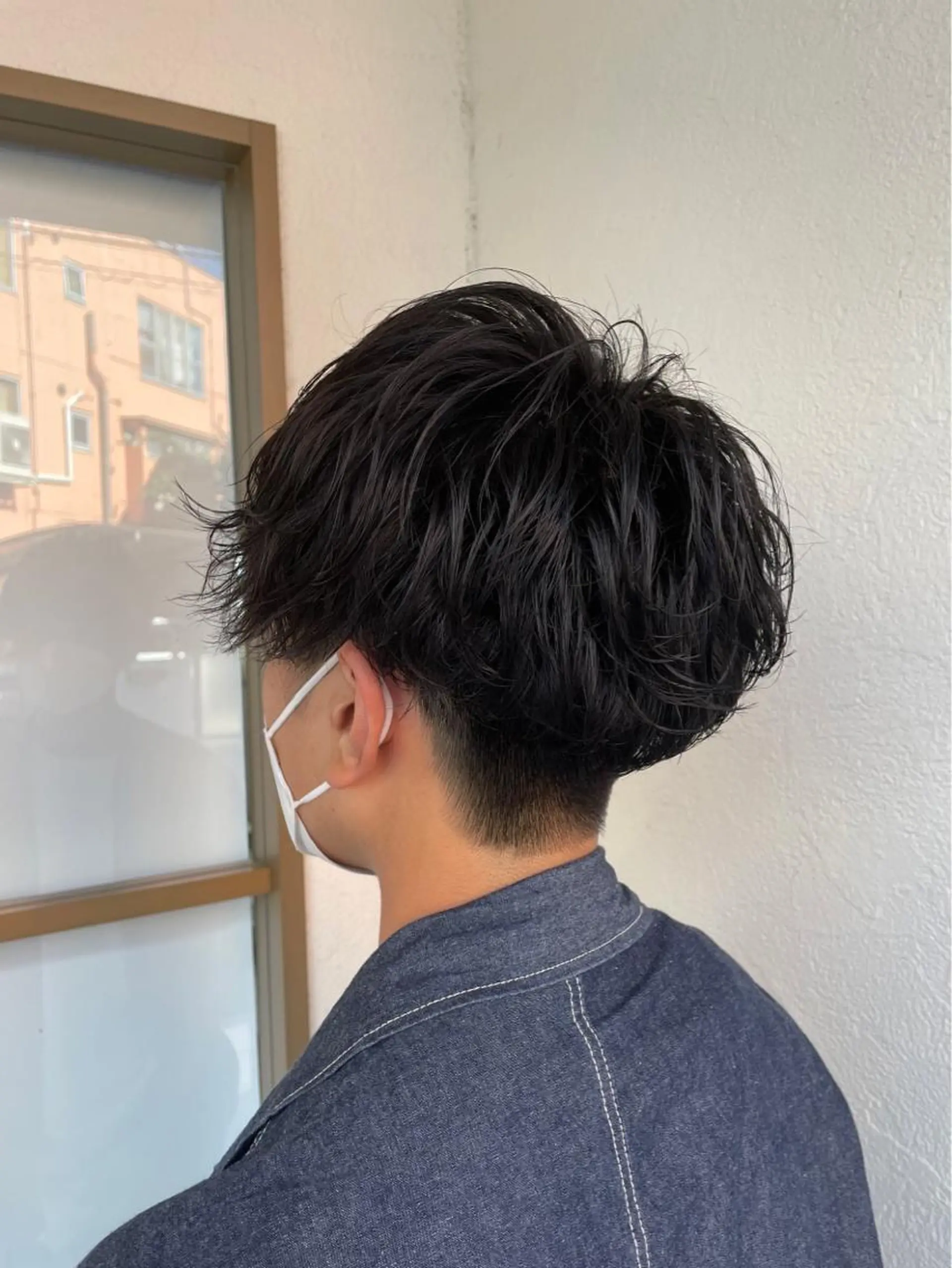 ショート パーマ メンズ カット パーマ トリートメント イシジマ タカナリのヘアスタイル