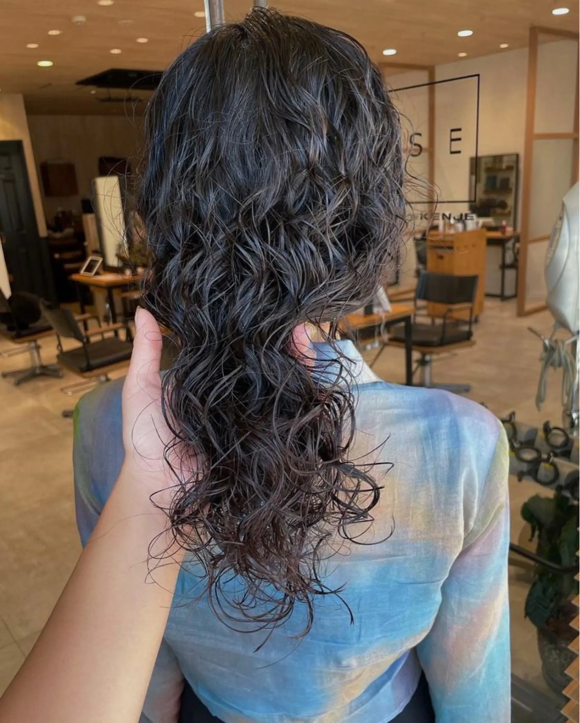 ロング カラー カット パーマ パーマ指名No1 /namiのヘアスタイル