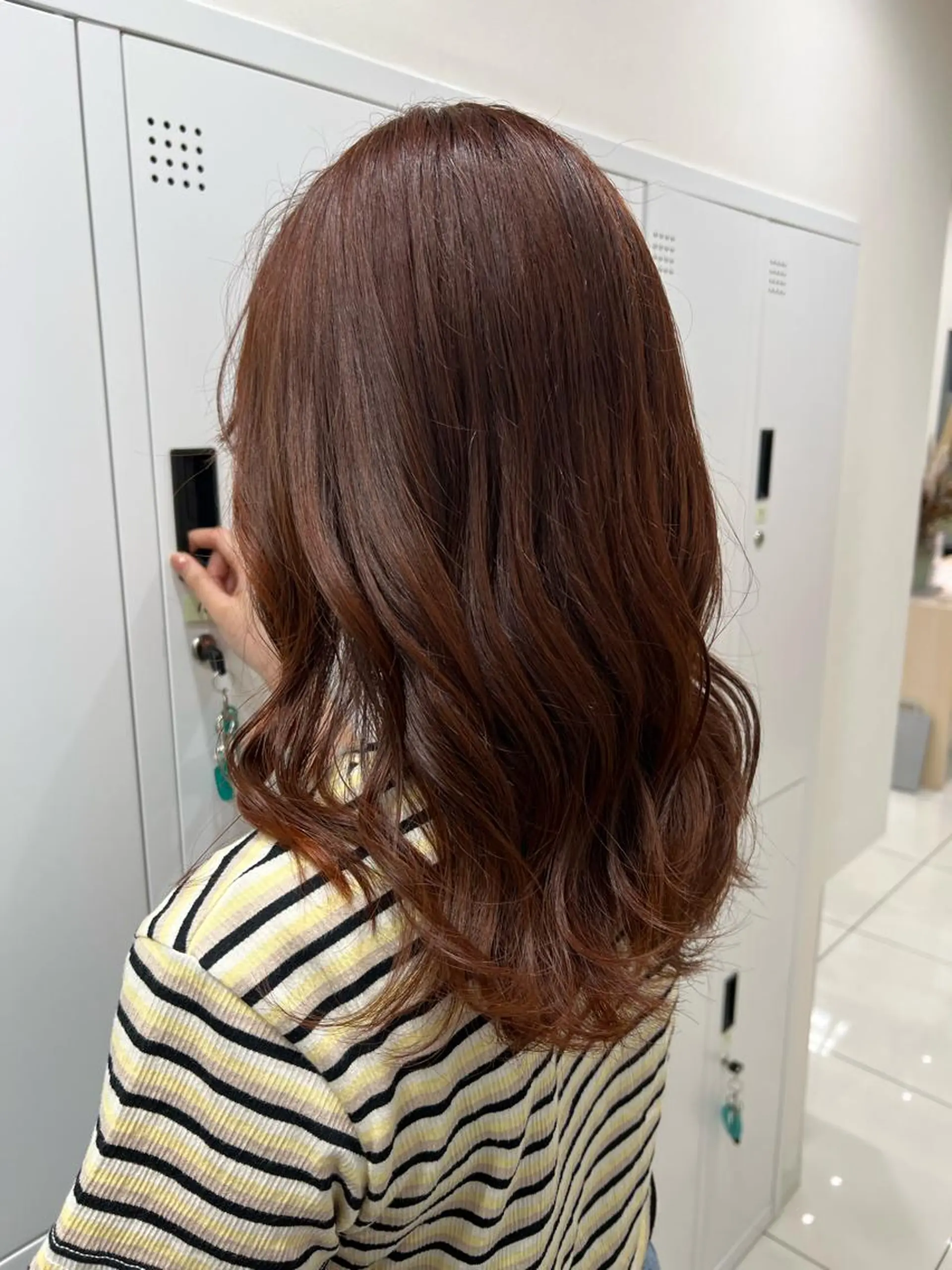 セミロング カラー ヘアアレンジ ヘアカラー トリートメント ヘアセット ダブルカラー指名数 No.1🥇RIKOのヘアスタイル