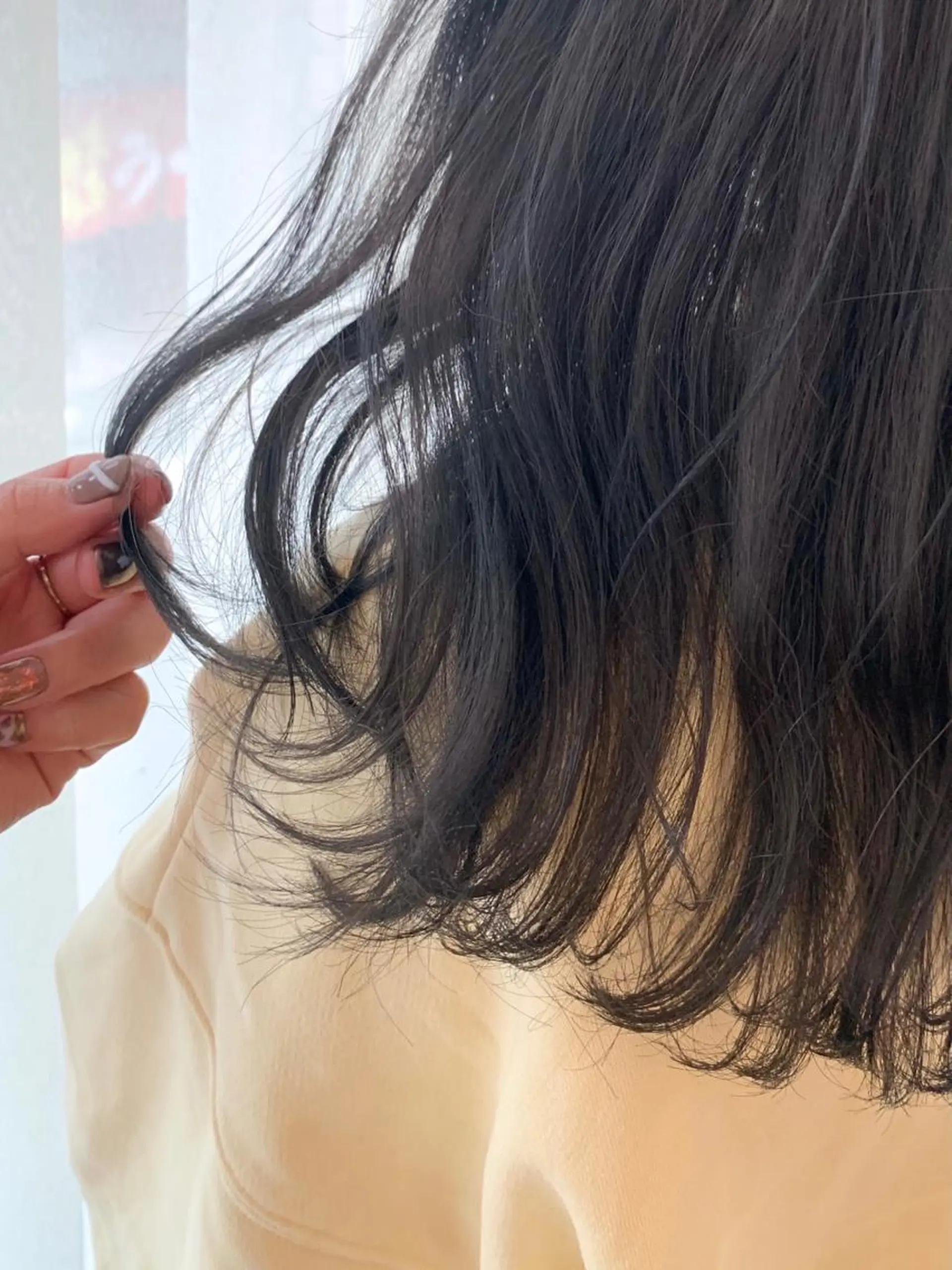 セミロング カラー アッシュ 透明感カラー ダブルカラー ✨カラー支持No.1 🧸ワキ カナコ🧸のヘアスタイル