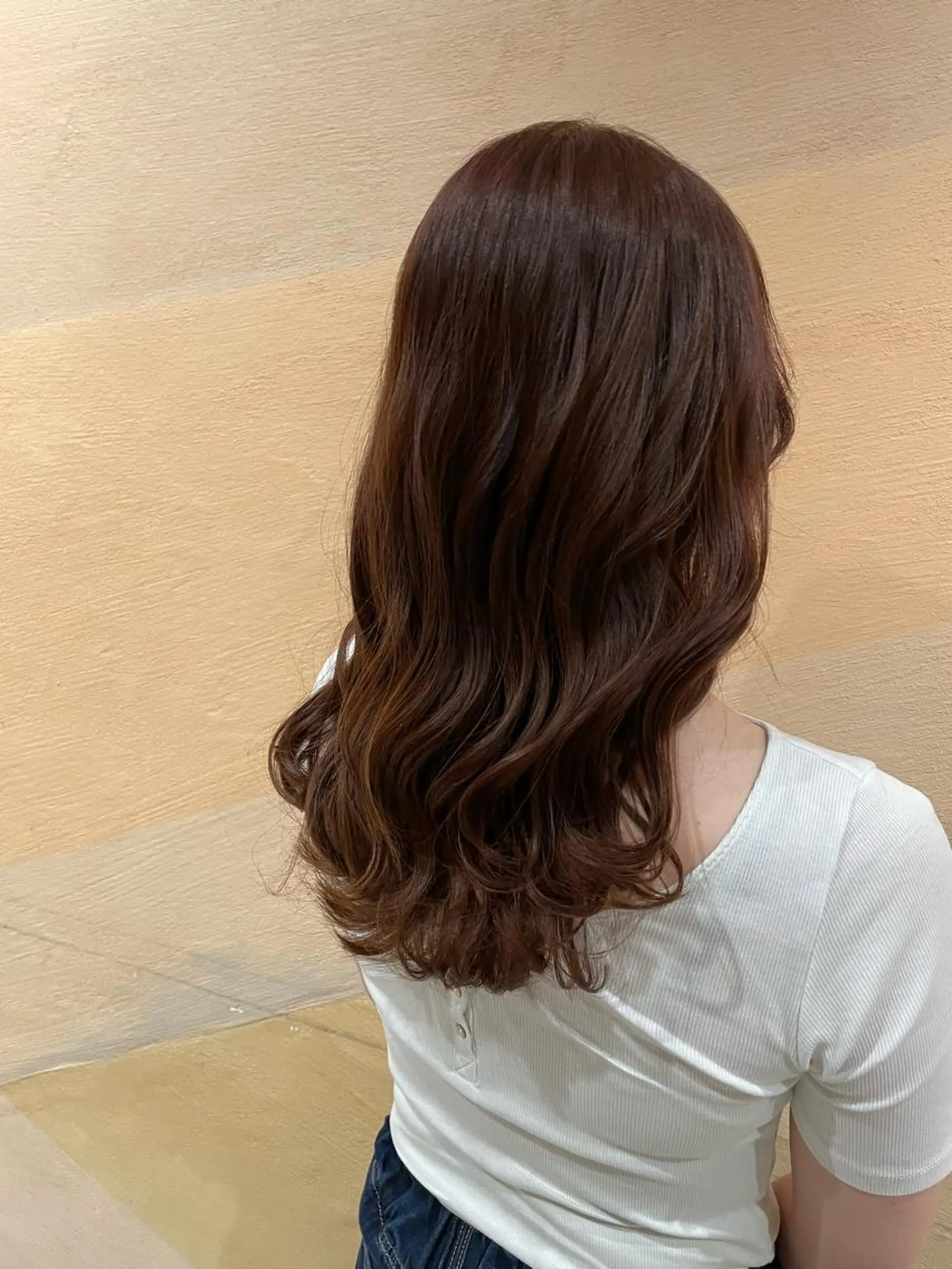 ロング 箭内葉月🌿 フェザーパーマ🌿のヘアスタイル