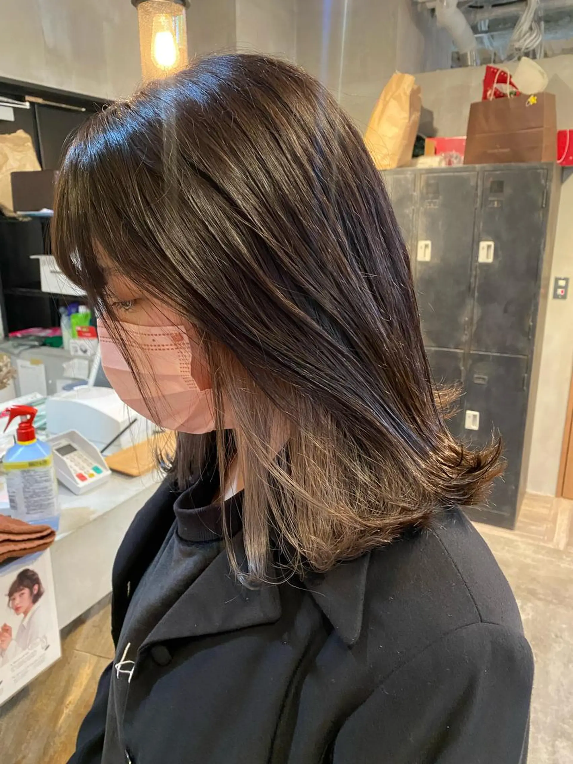 セミロング ヘアカラー トリートメント sail所属・sail ミウのヘアスタイル