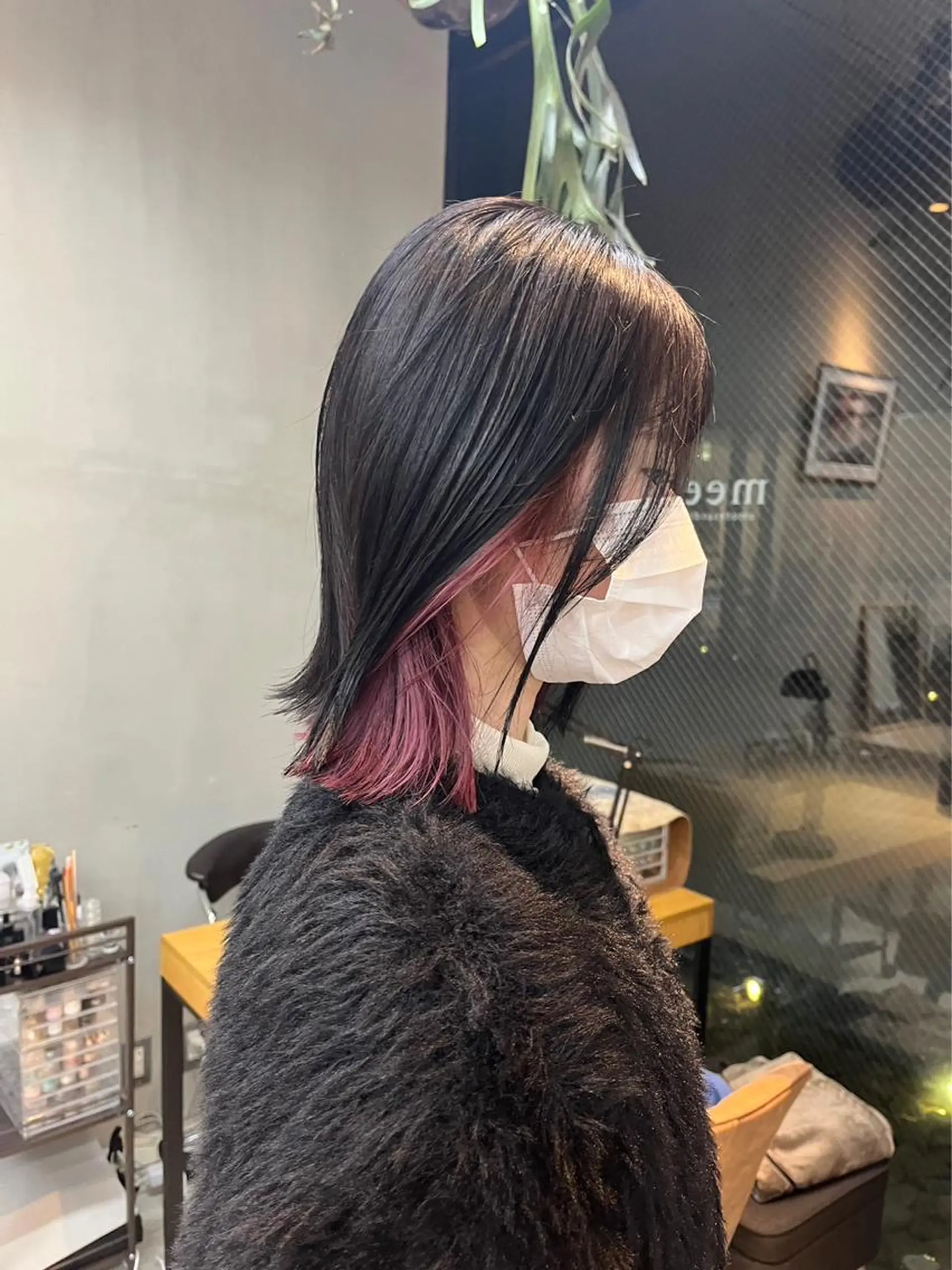 ミディアム mee.所属・カットモデル募集中 / ベージュ/あづきのヘアスタイル