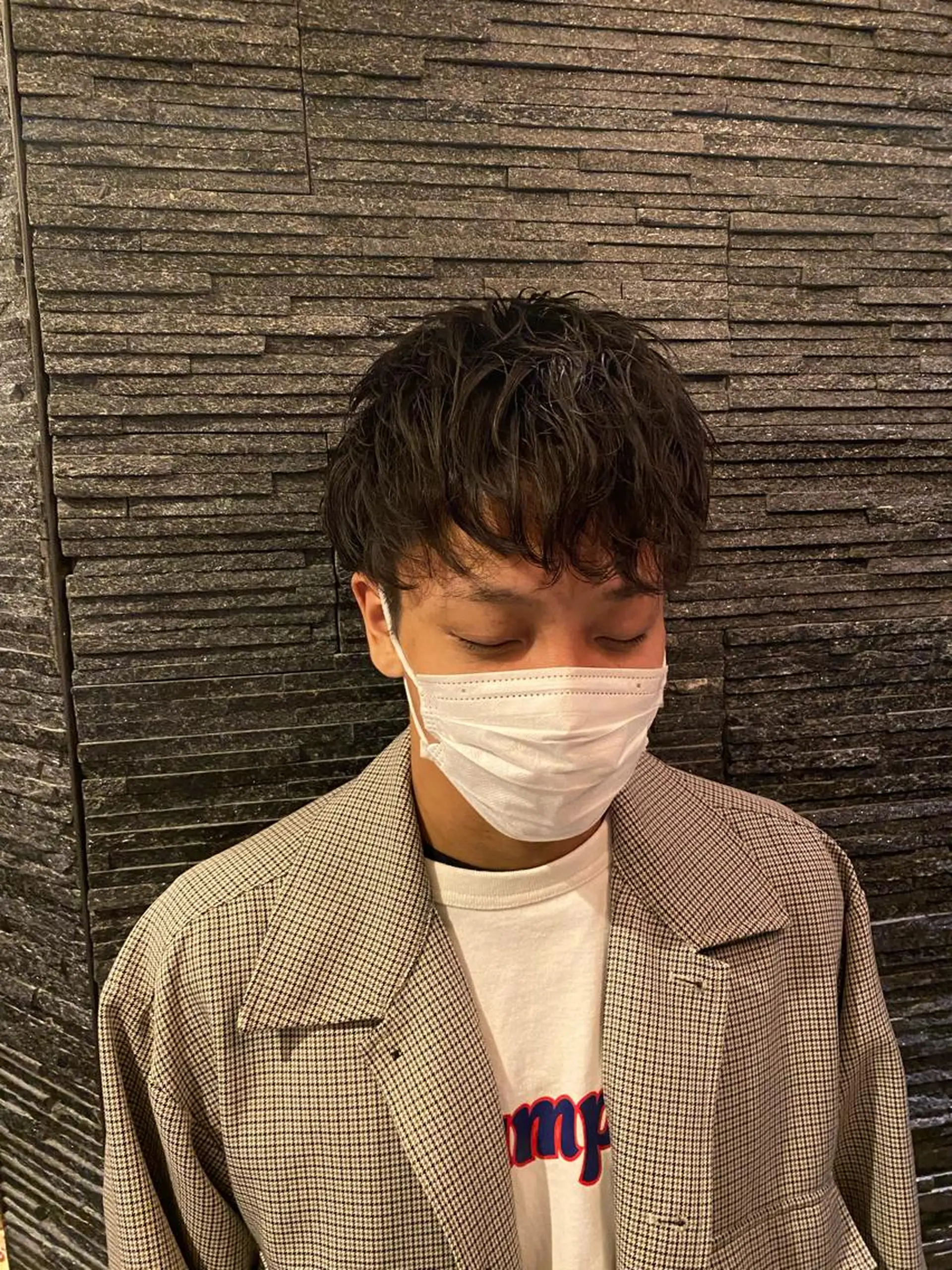 ミディアム 齋藤 大晟のヘアスタイル