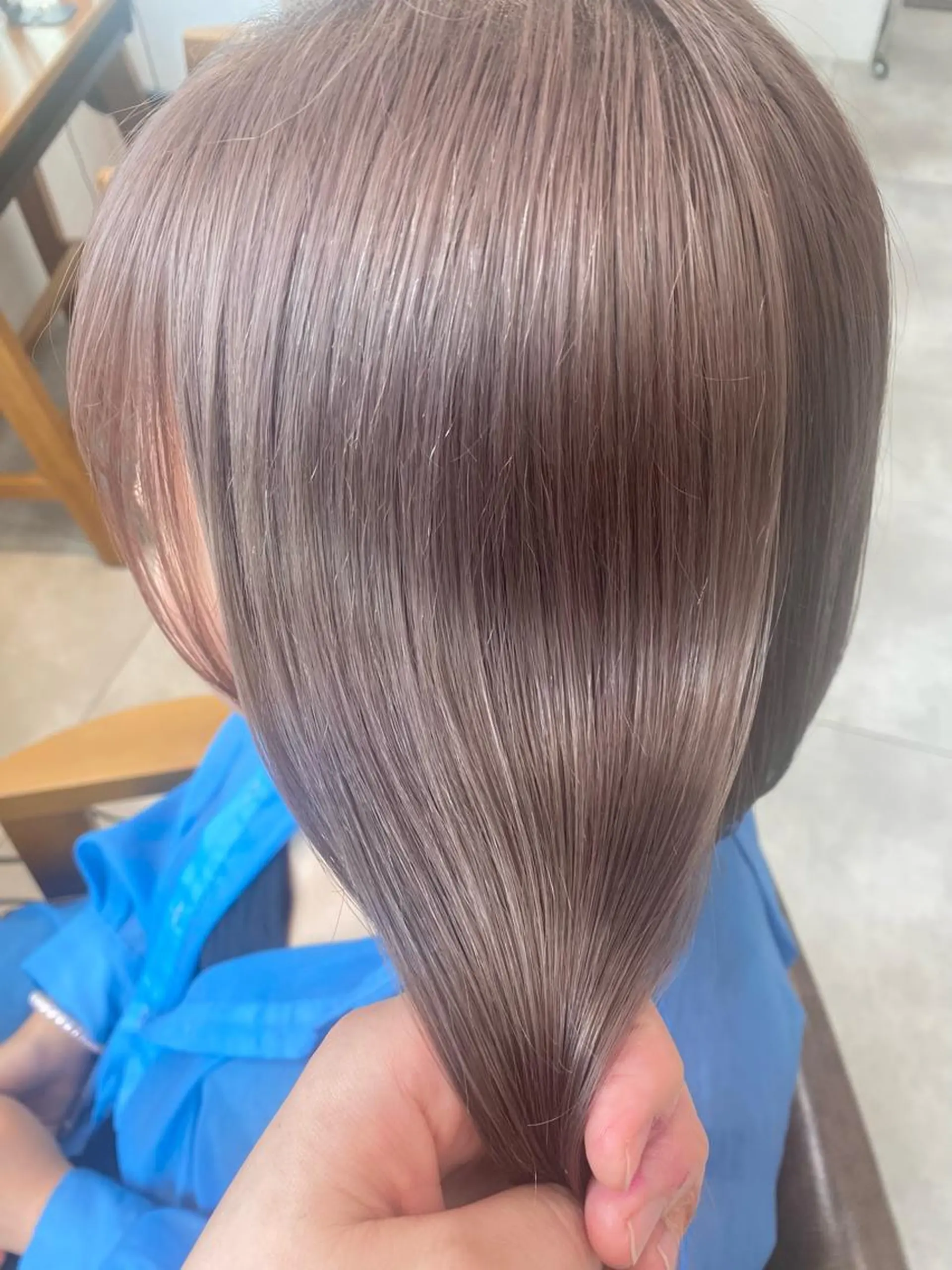 ミディアム カット ヘアカラー トリートメント little salt 渋谷店所属・akina＊ブリーチ ♡トレンドヘアのヘアスタイル
