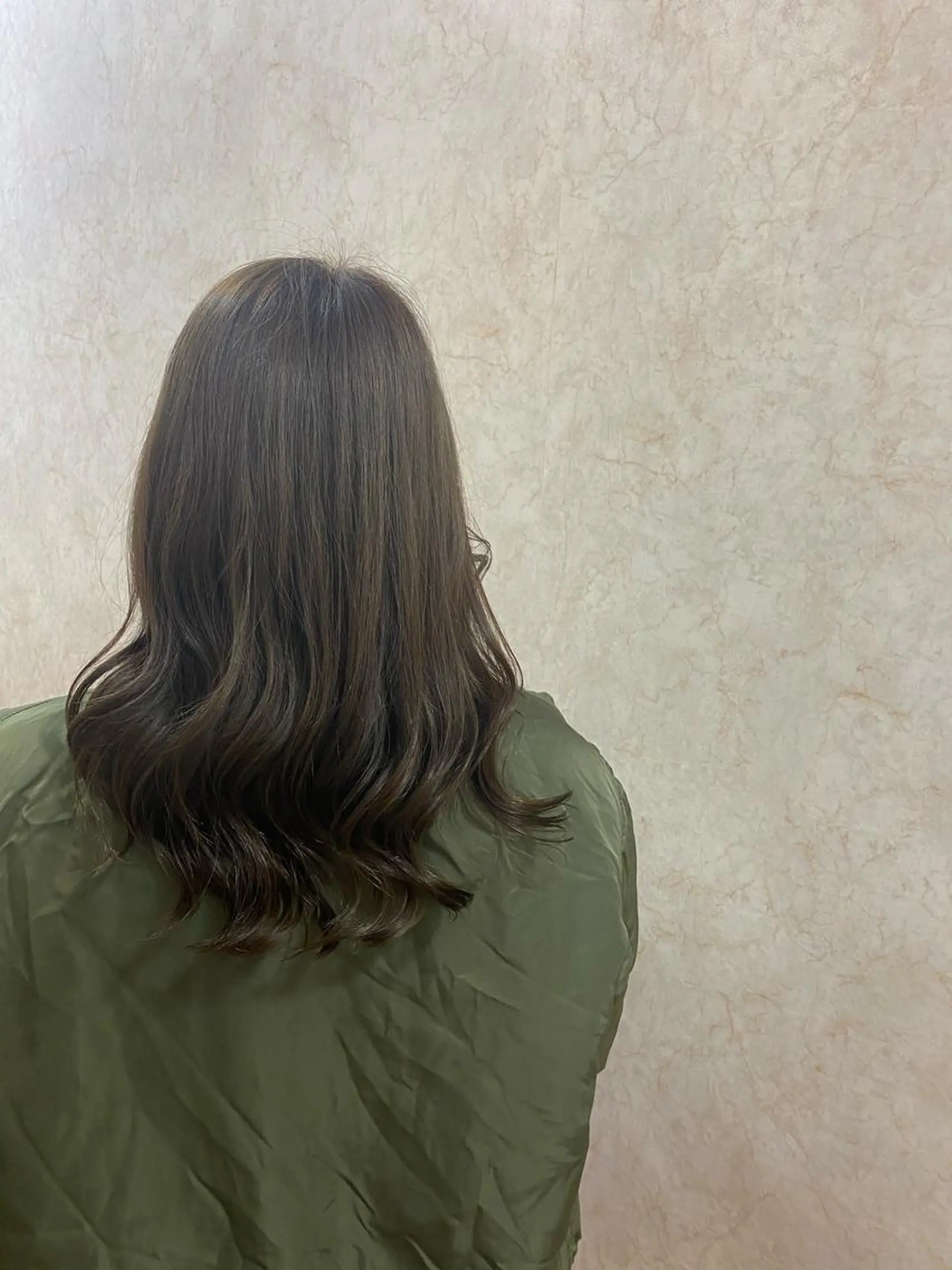 セミロング アッシュ アッシュブラウン angelica 🌸ayaka🌸のヘアスタイル