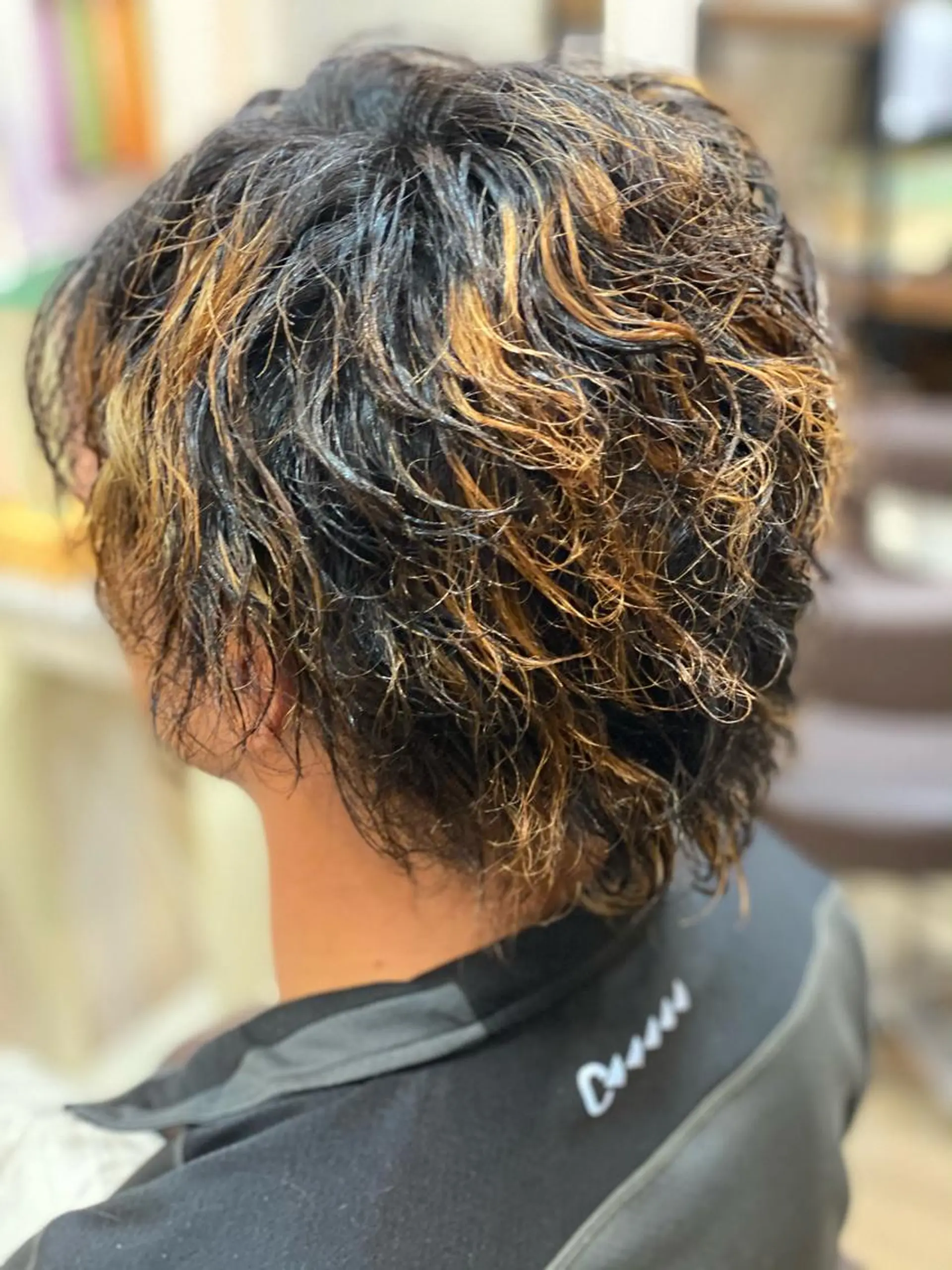 パーマ メンズ メンズパーマ スパイラルパーマ カット パーマ 鈴木 雅人のヘアスタイル