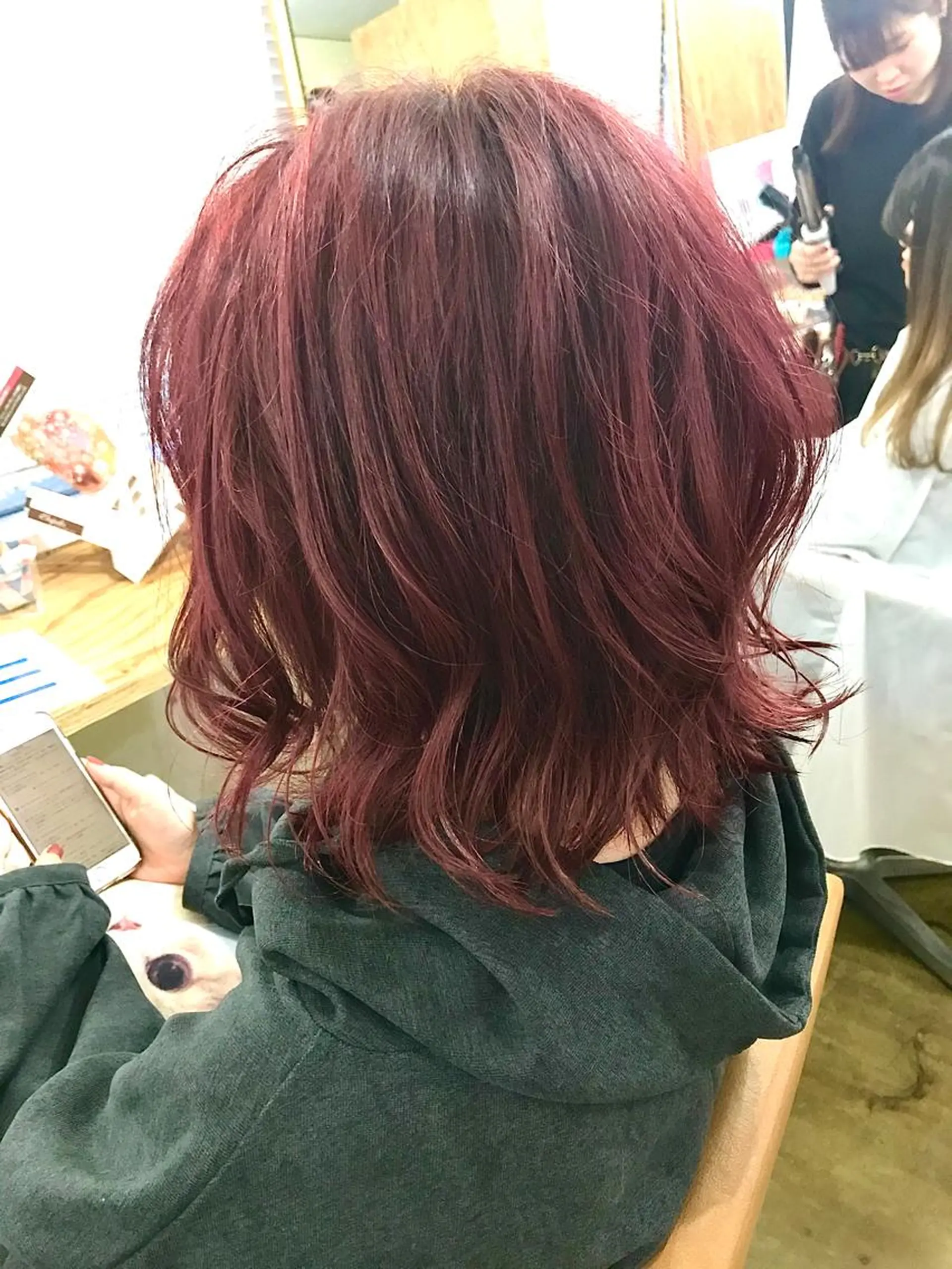 ミディアム カラー カット ヘアカラー トリートメント 💎髪質改善💎 デザイナーshinのヘアスタイル