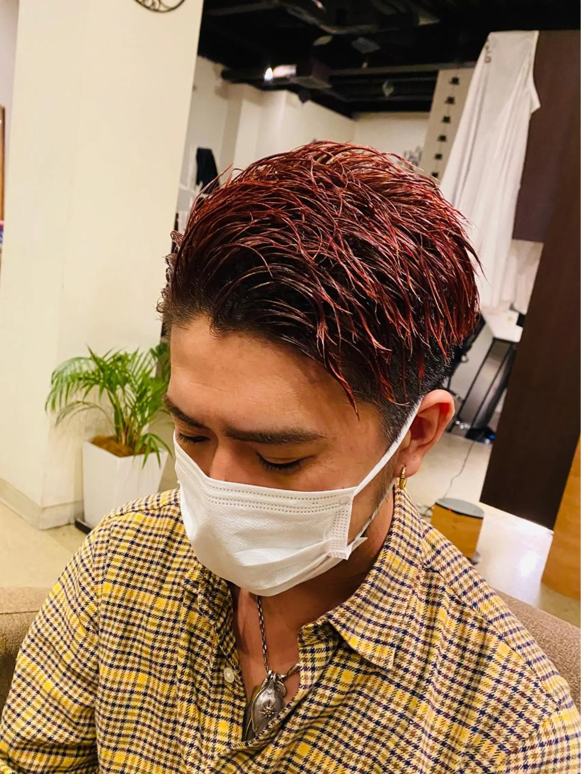 ショート カラー メンズ bissflare 三津橋のヘアスタイル