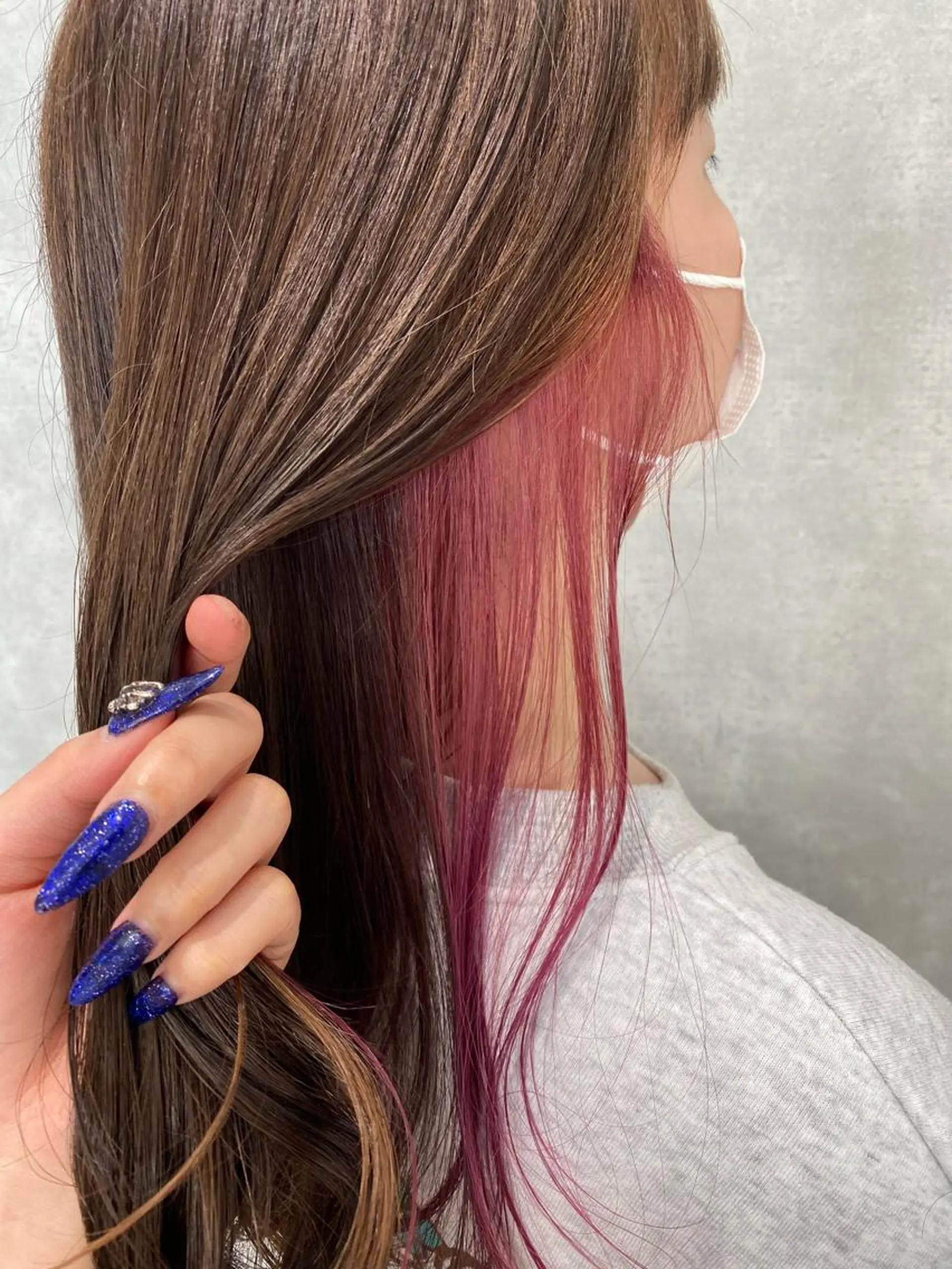 セミロング ヘアカラー ROSEL 沢津橋  楓のヘアスタイル