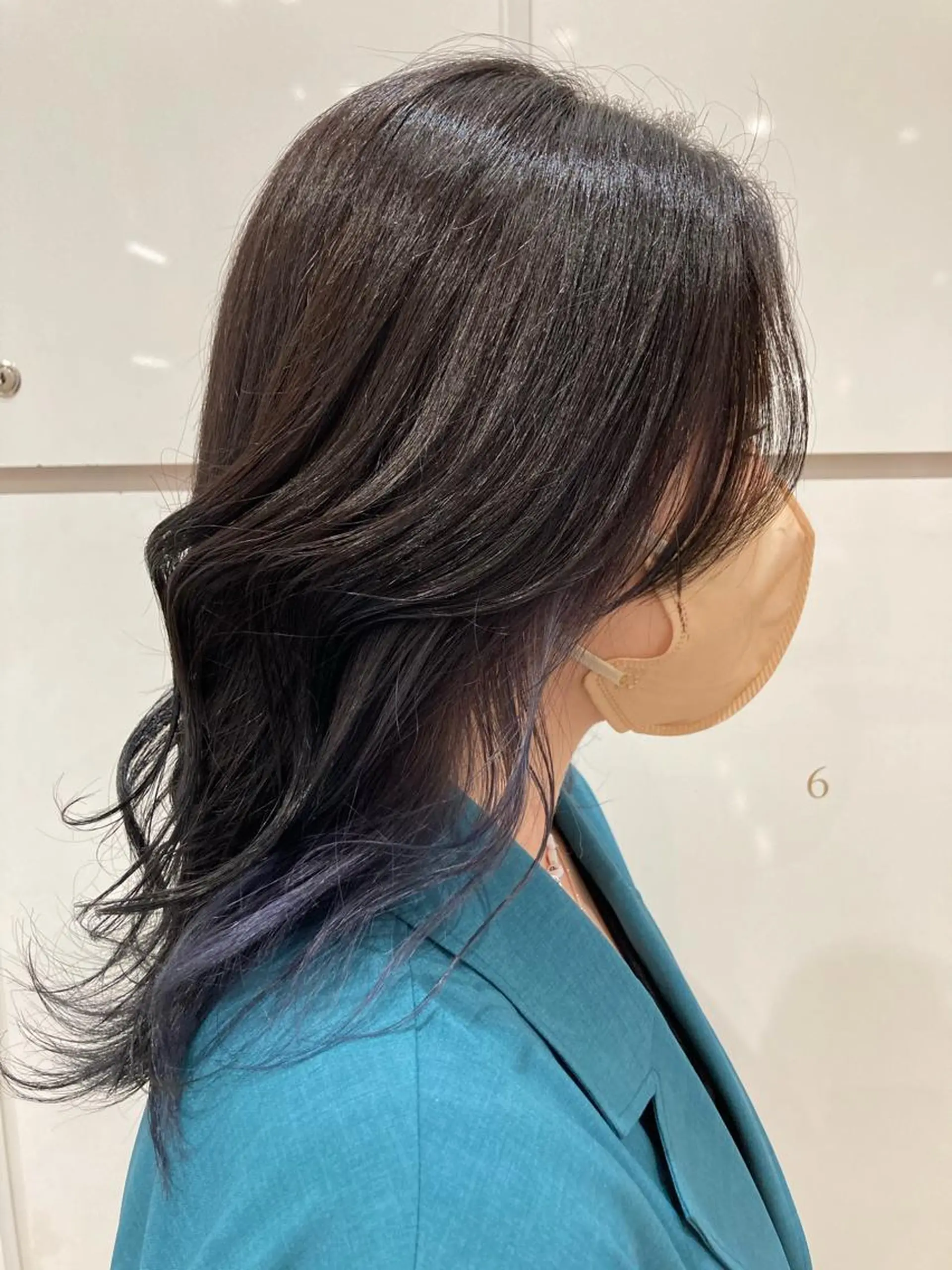 セミロング カラー ヘアカラー LEVIJU なつみのヘアスタイル