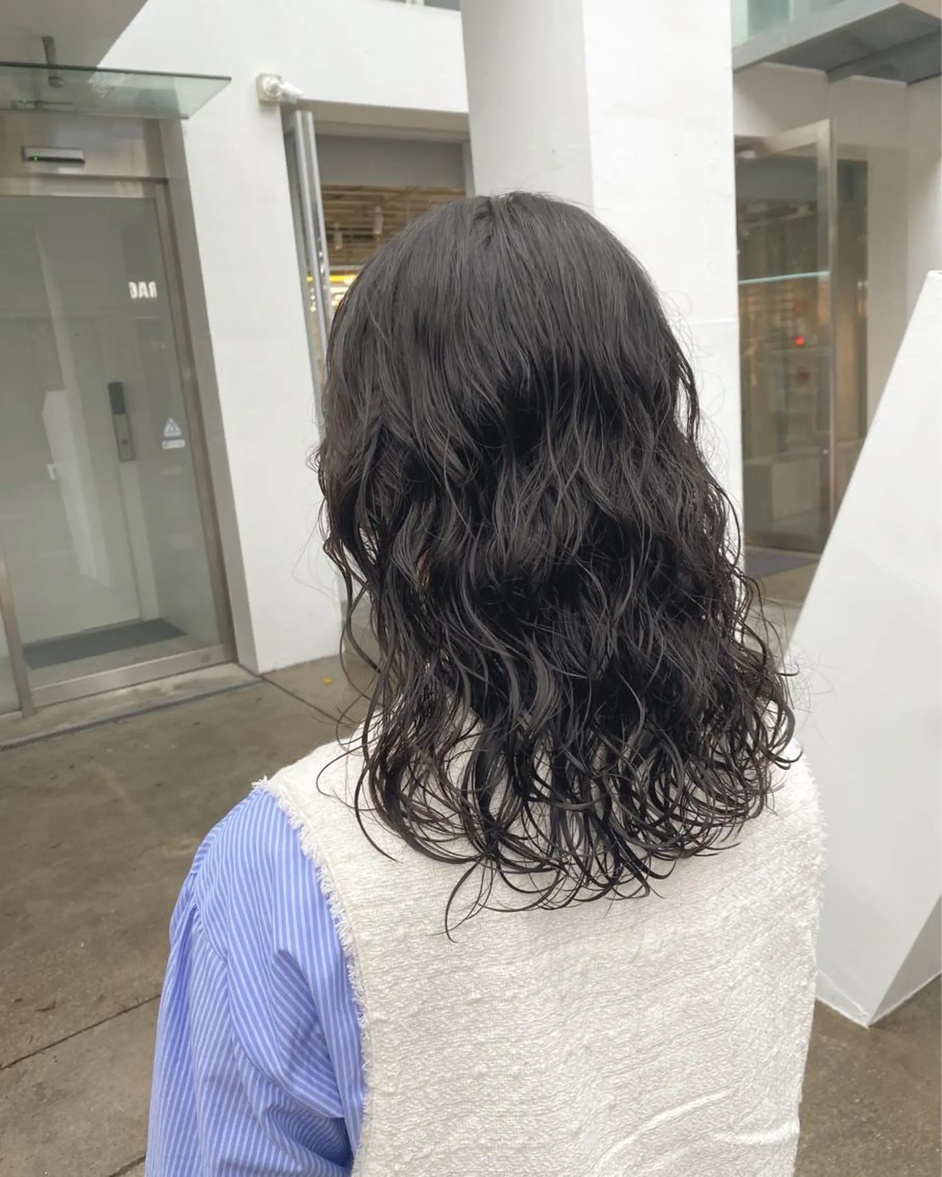 ミディアム カット ヘアカラー パーマ Rio 渋谷のヘアスタイル