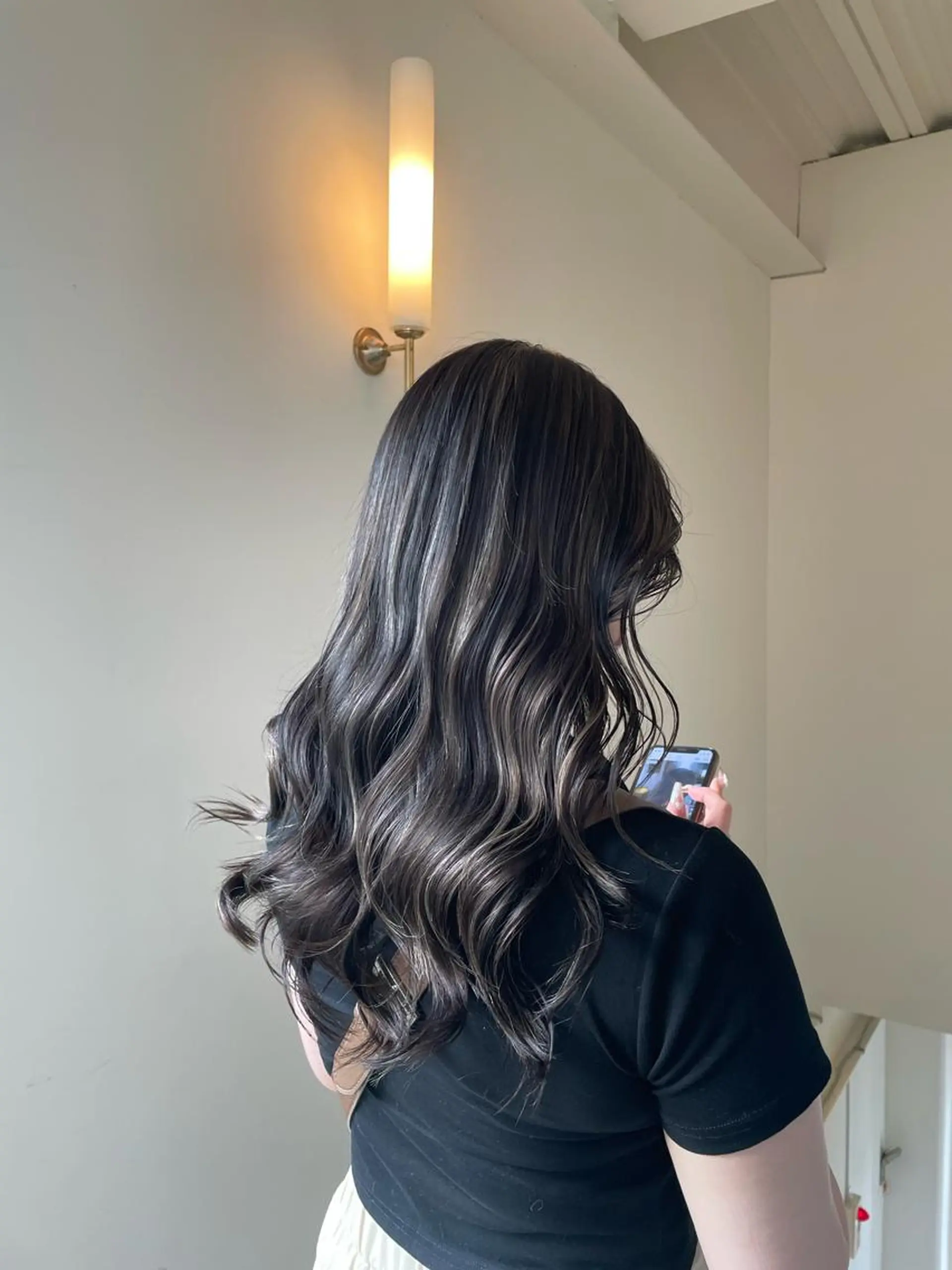 ミディアム カラー ハイライトカラー ハイライト Re.ly所属・Ly🎀 Ricoのヘアスタイル