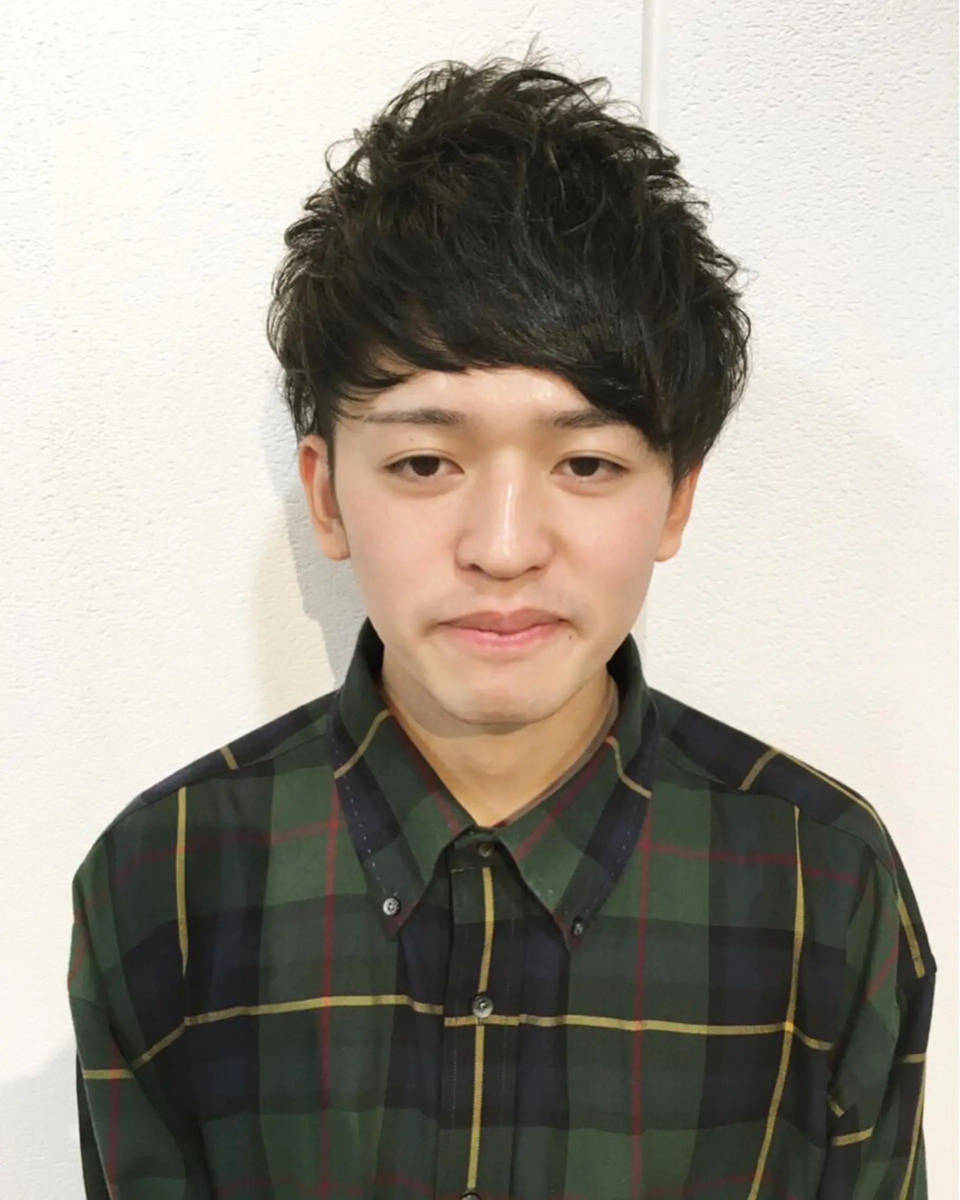 ショート パーマ メンズ 店長　鍜治本 颯太のヘアスタイル