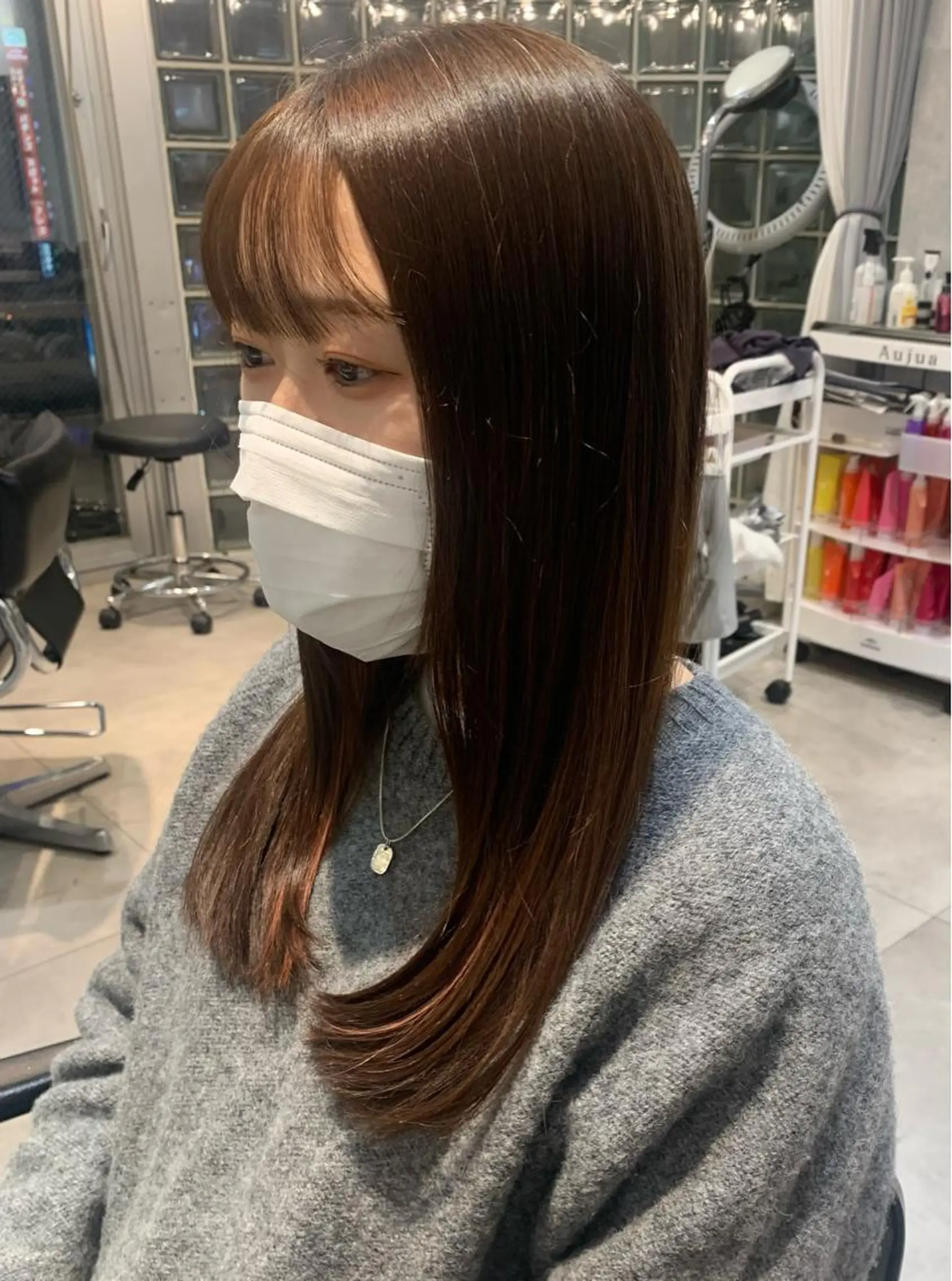 ロング カット クレハ :)のヘアスタイル