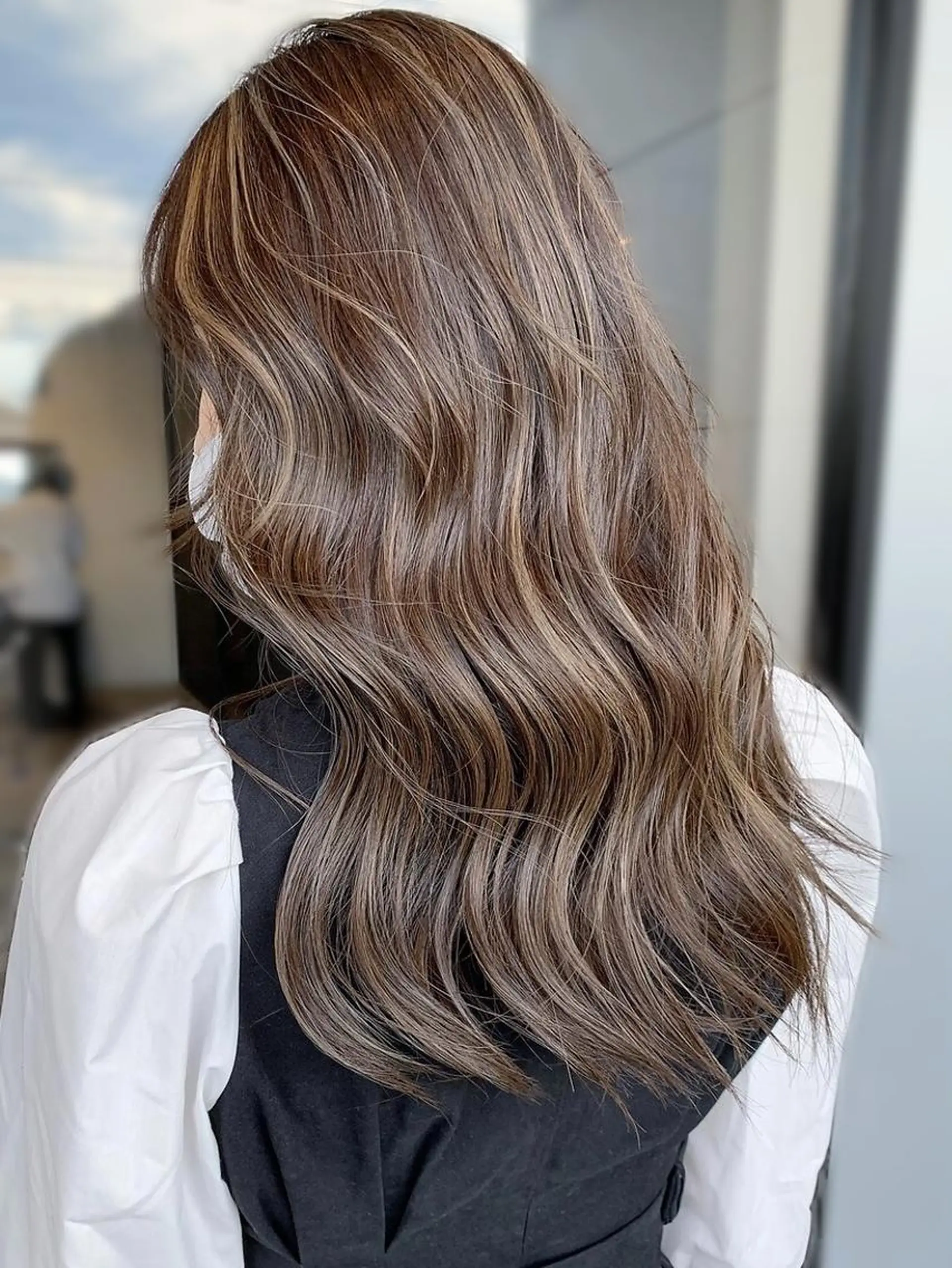 カラー ベージュカラー 透明感カラー 髪質改善 米倉 一輝のヘアスタイル