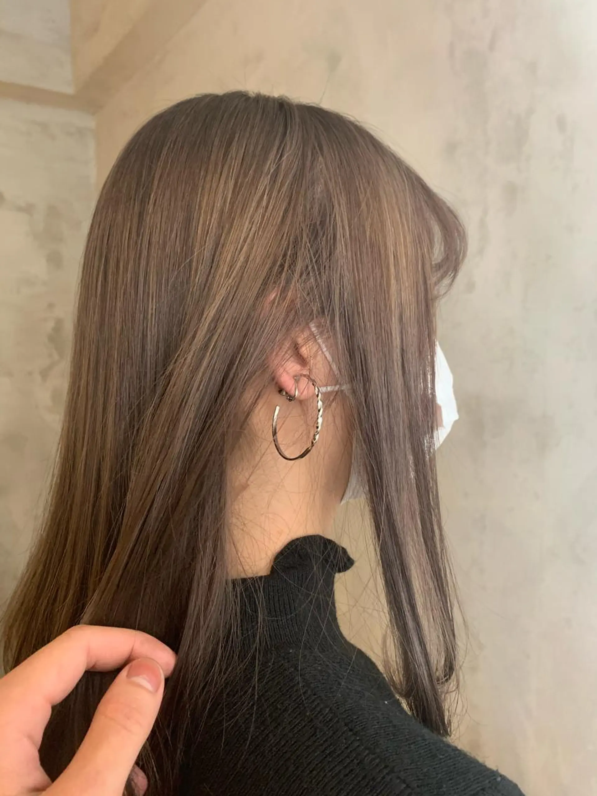 セミロング カラー ヘアアレンジ メンズ メンズハイトーン メンズパーマ セミロングパーマ ハイトーンカラー ボブ カット ヘアカラー トリートメント Sia中野新橋 『JUNYA』のヘアスタイル
