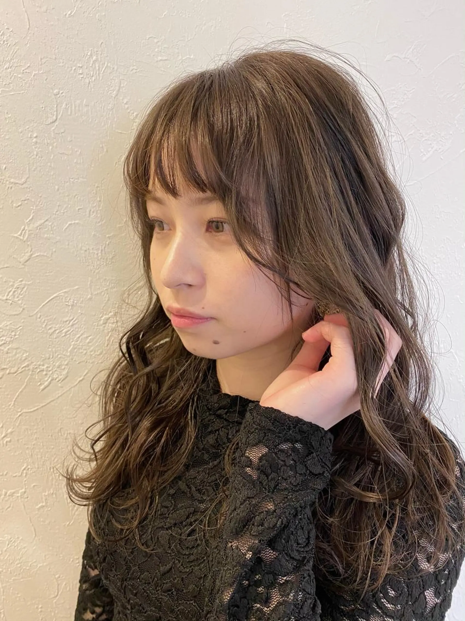 セミロング カラー パーマ m ā l o. マァロのヘアスタイル