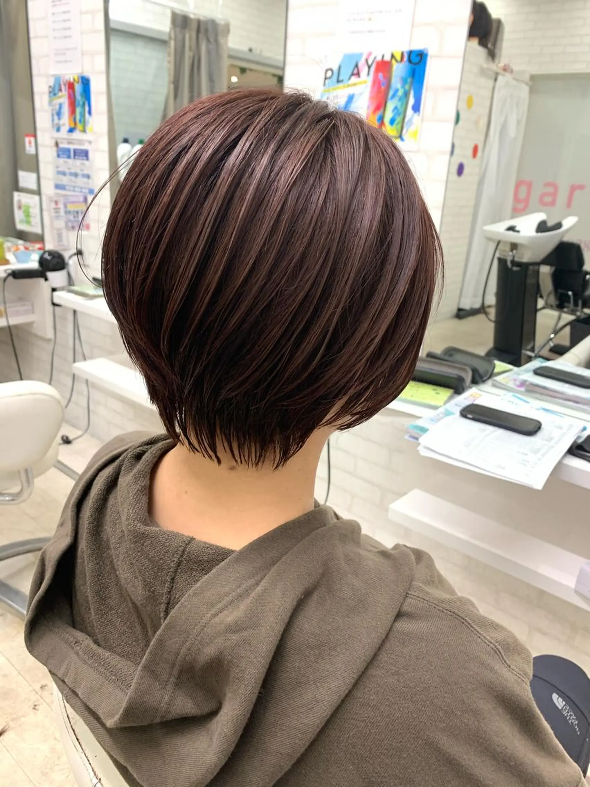ショート カラー 大橋 一智のヘアスタイル