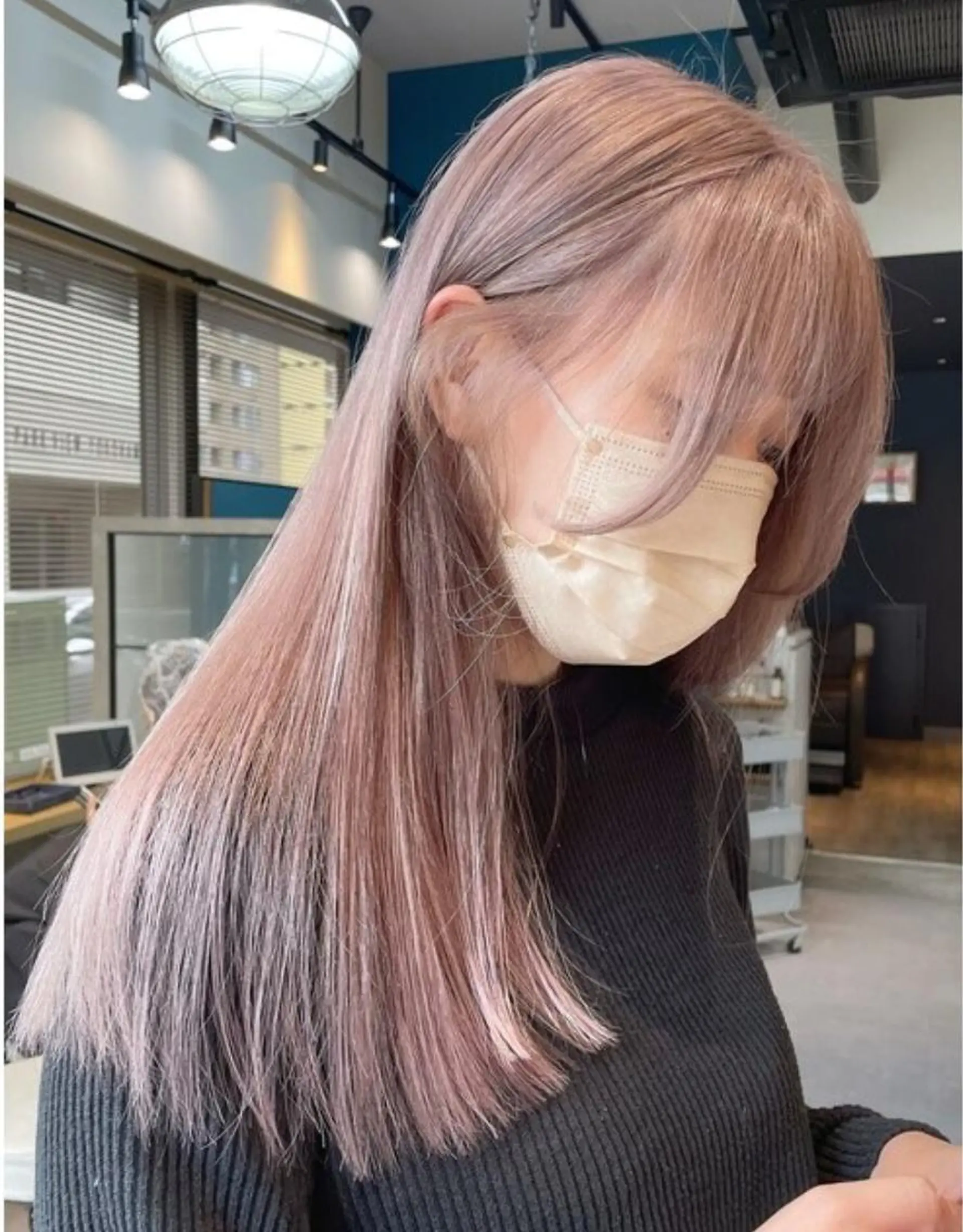 ロング 髪質改善 トリートメント 🌈カラーとエクステ 🌟エクステのヘアスタイル
