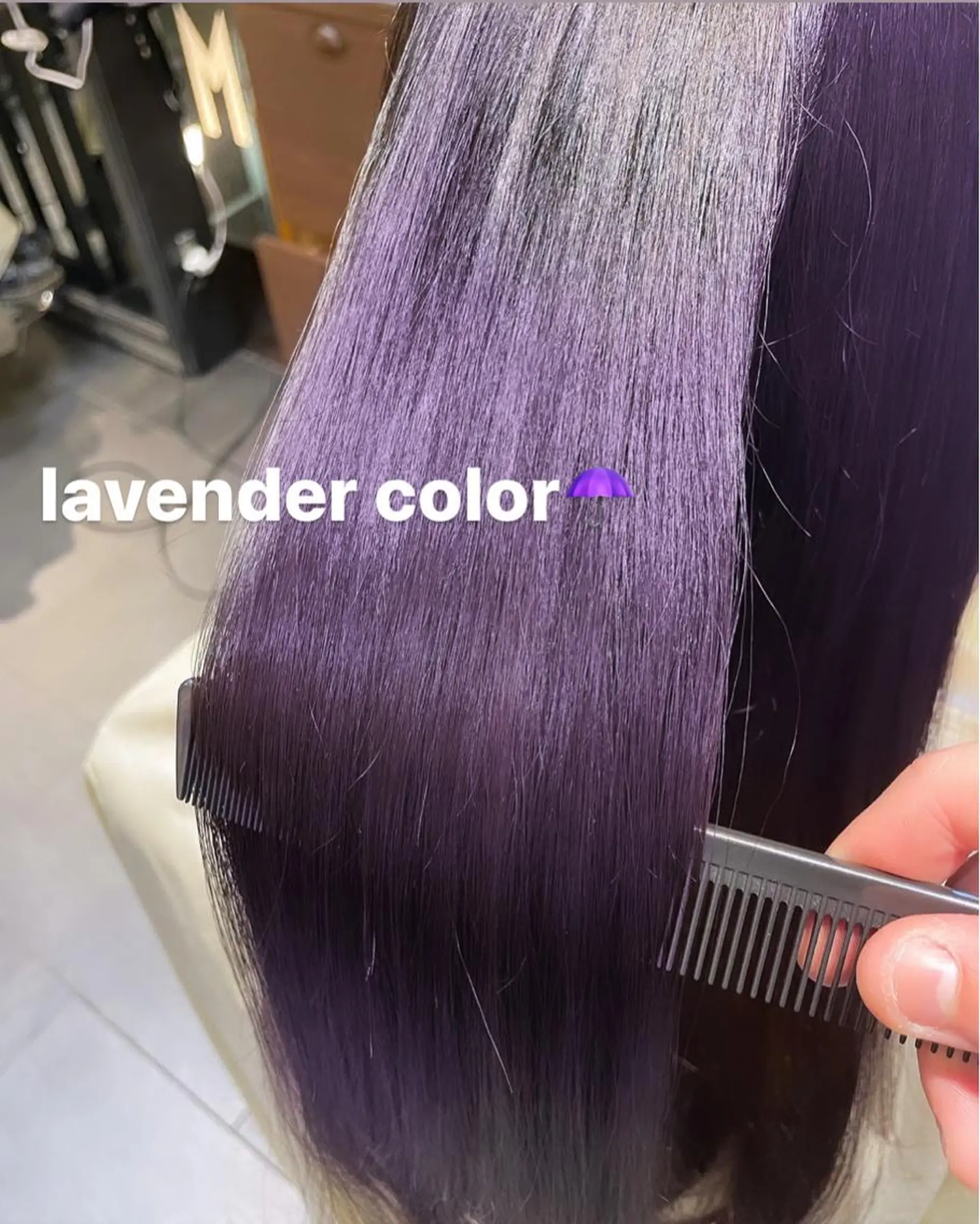 セミロング カラー ヘアカラー ブリーチ＆縮毛矯正 🧸tomoki🧸のヘアスタイル