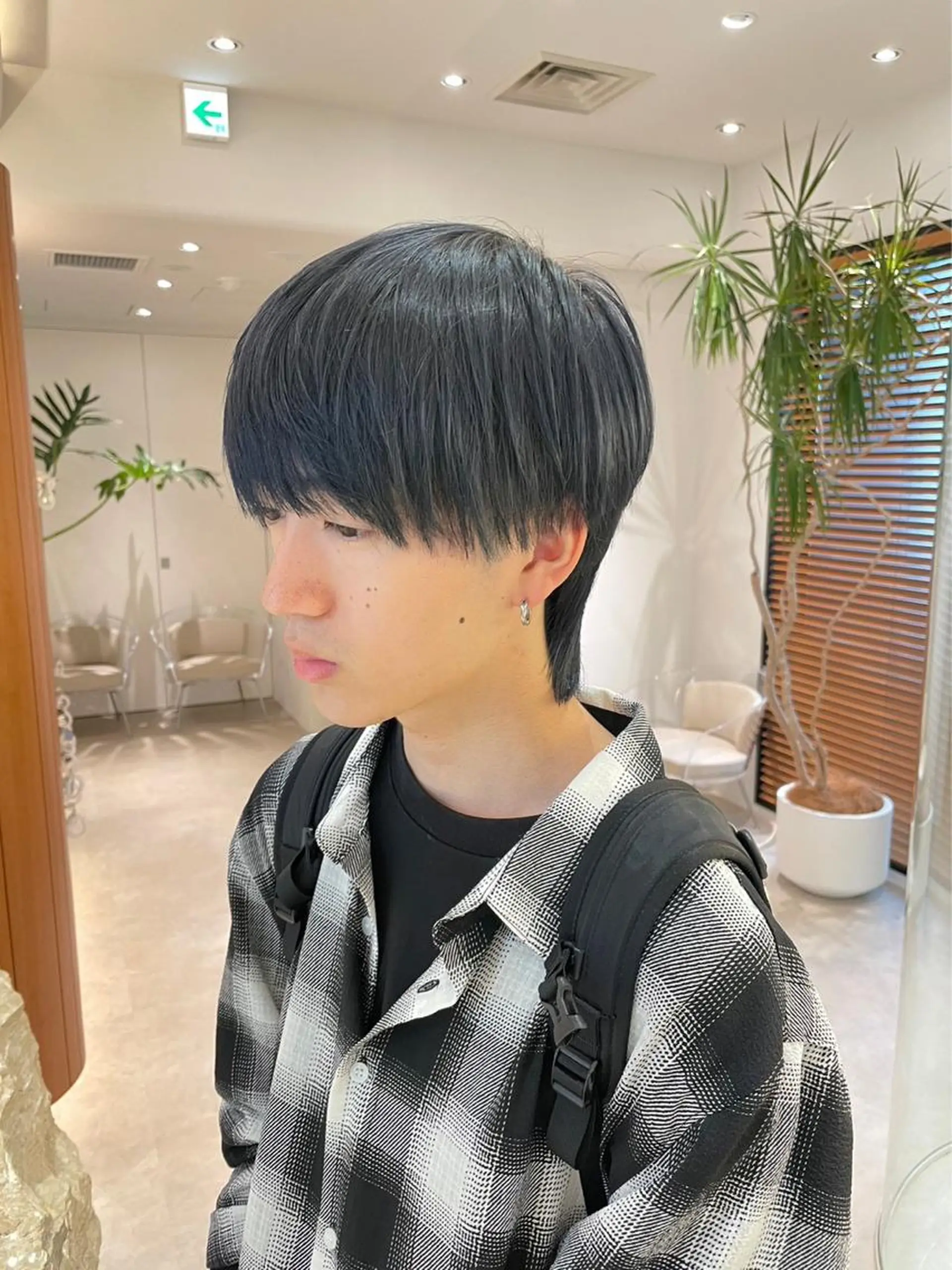 ショート カラー メンズ ヘアカラー トリートメント メンズ特化美容師 🤍FUKAのヘアスタイル