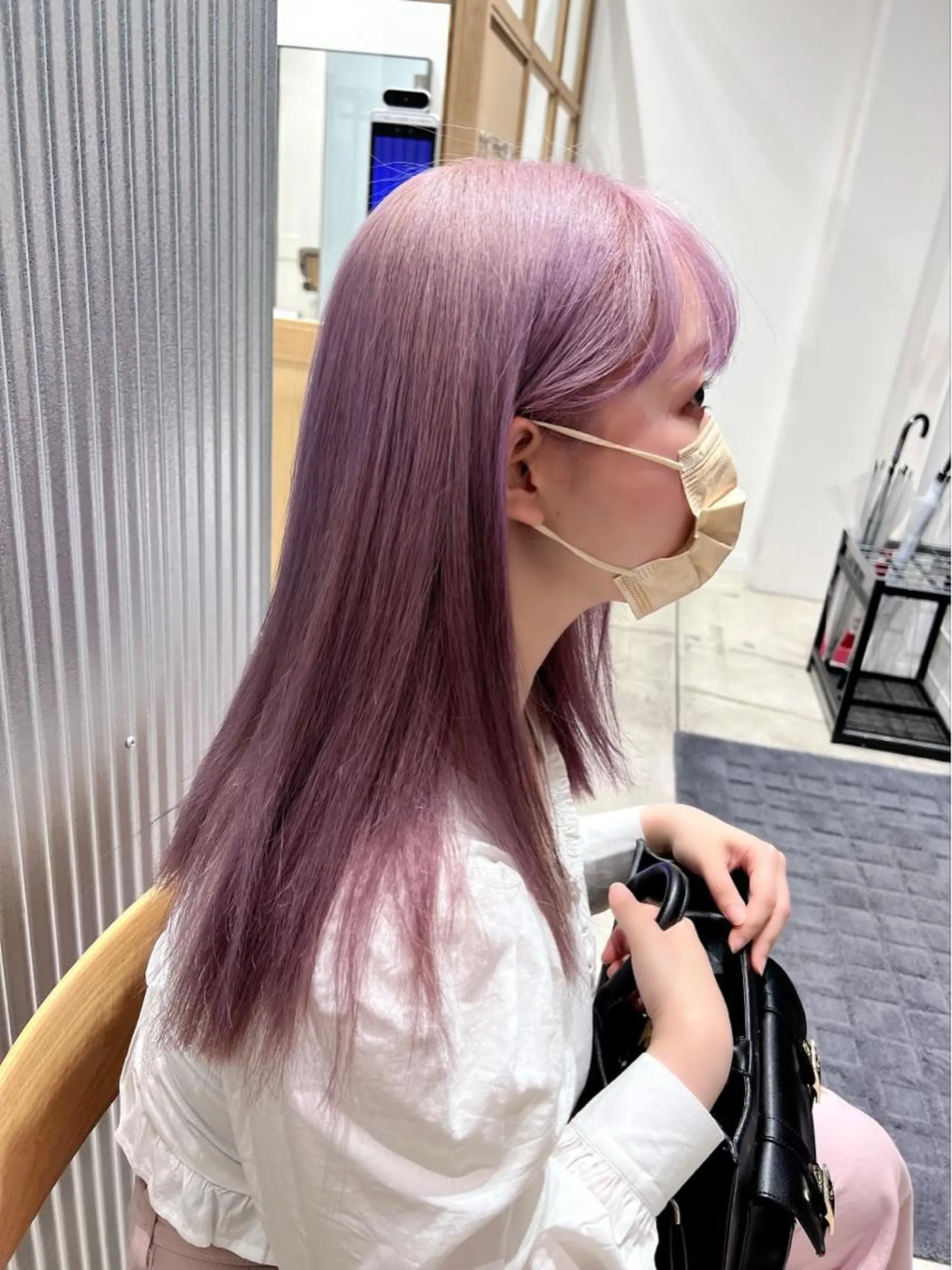 セミロング カット ヘアカラー トリートメント ally hairsalon所属・Emi .のヘアスタイル